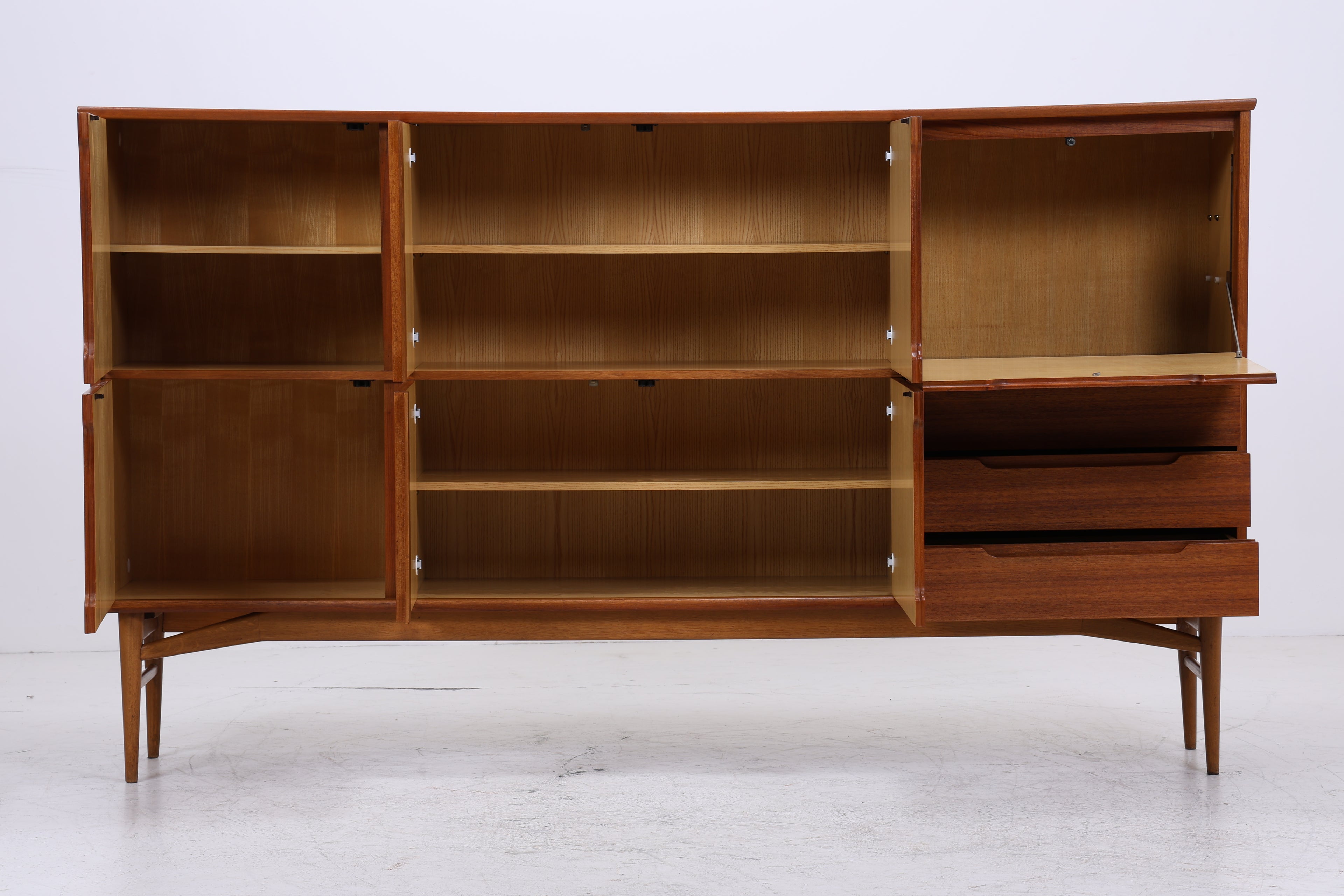 Børge Mogensen Highboard | Fredericia Teak Sideboard | Danish Design 60er Jahre | Vintage Bar Highboard | Mid Century Cabinet