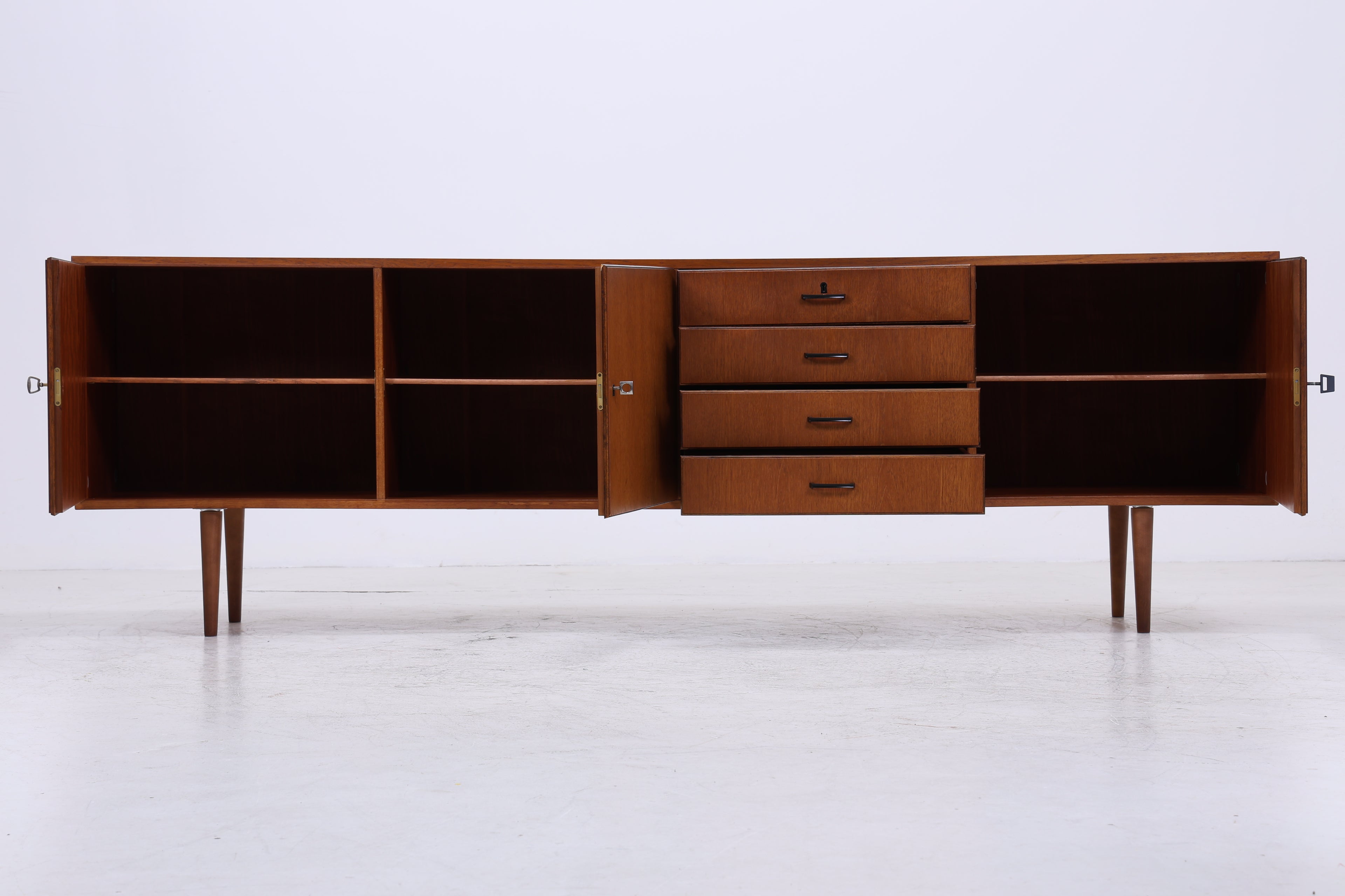 Vintage Teak Sideboard | Mid Century Anrichte | 60er Jahre