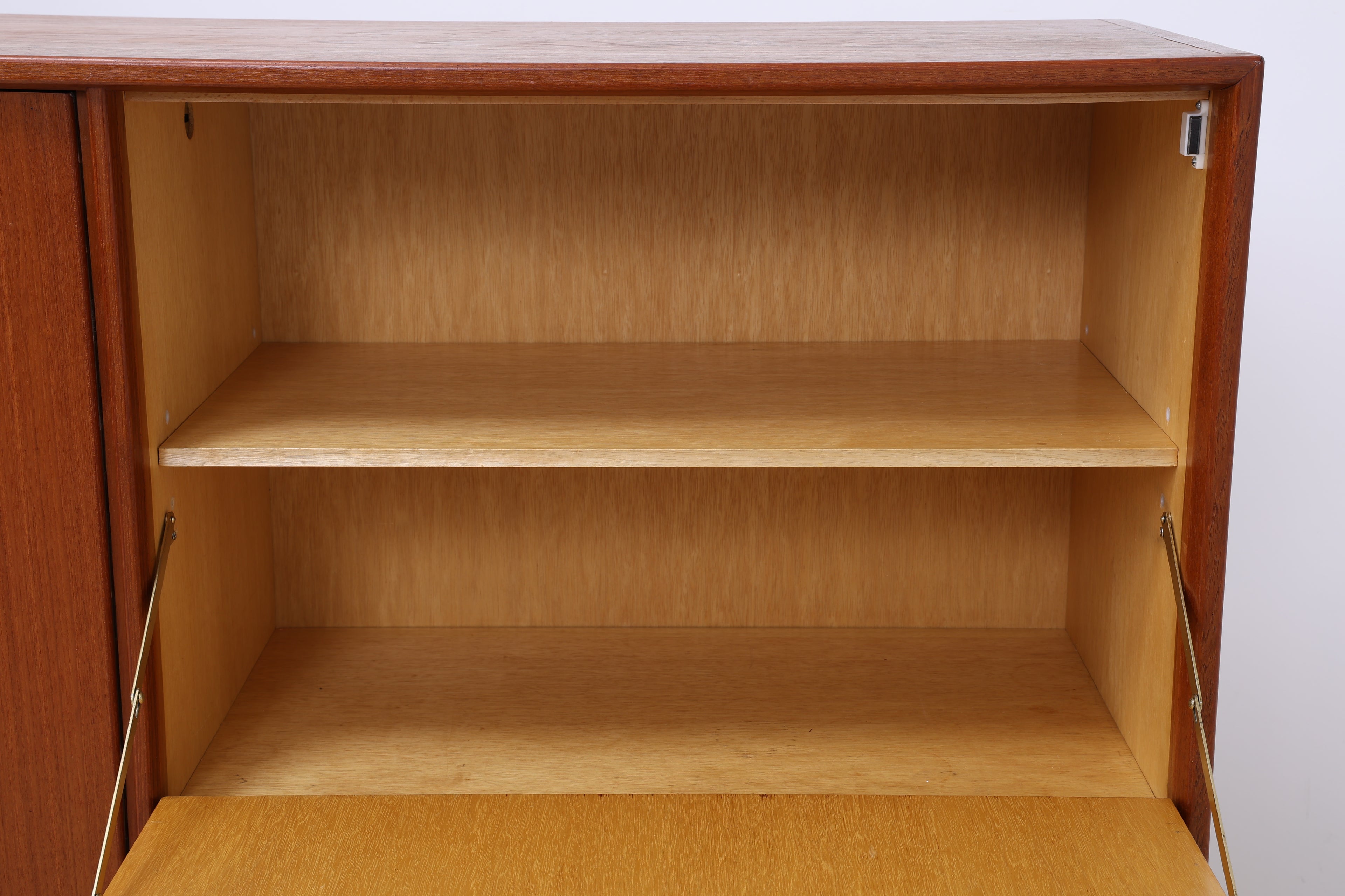 Vintage Teak Highboard von Heinrich Riestenpatt | Mid Century Schrank | Danish Design