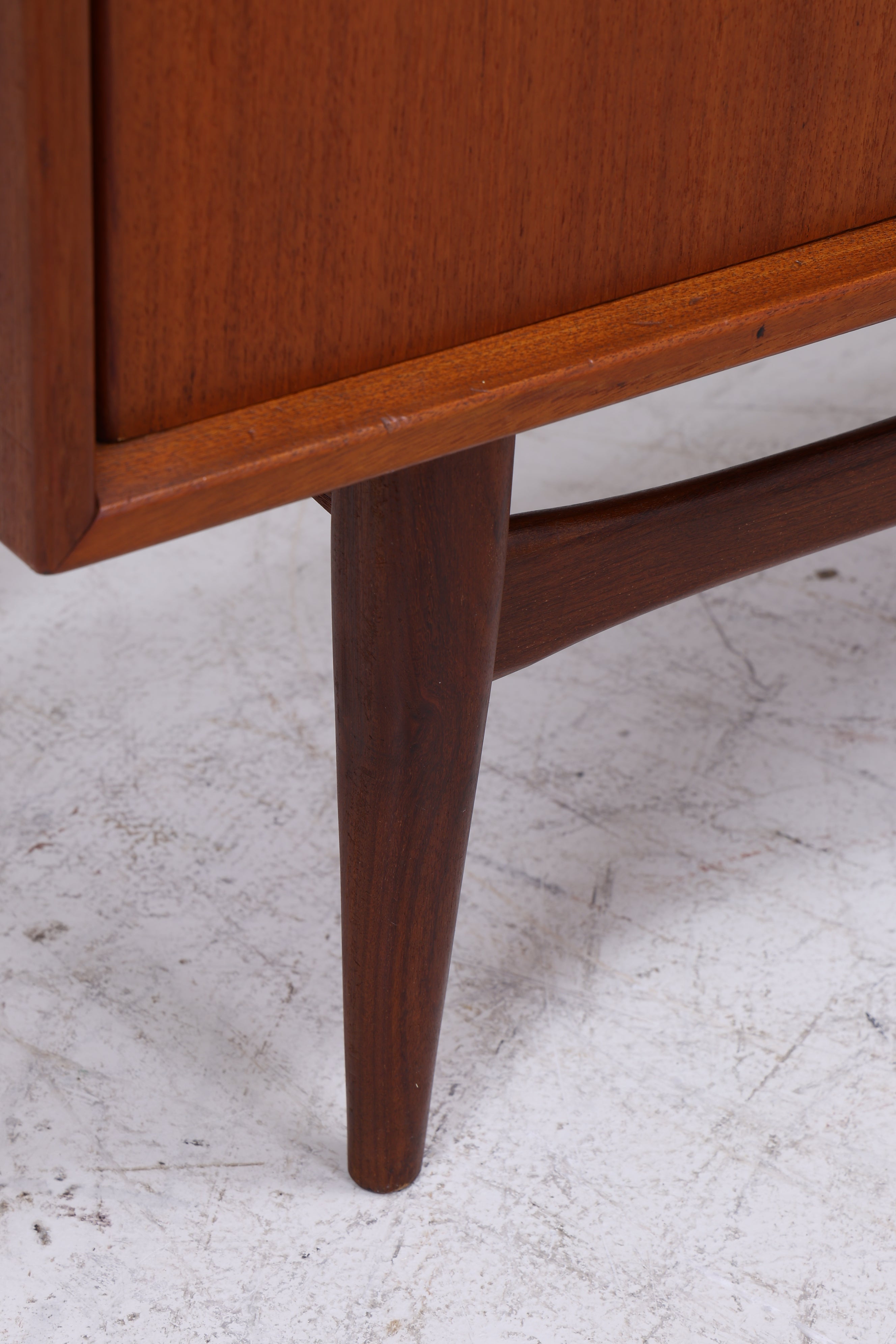 Vintage Teak Highboard von Heinrich Riestenpatt | Mid Century Schrank | Danish Design