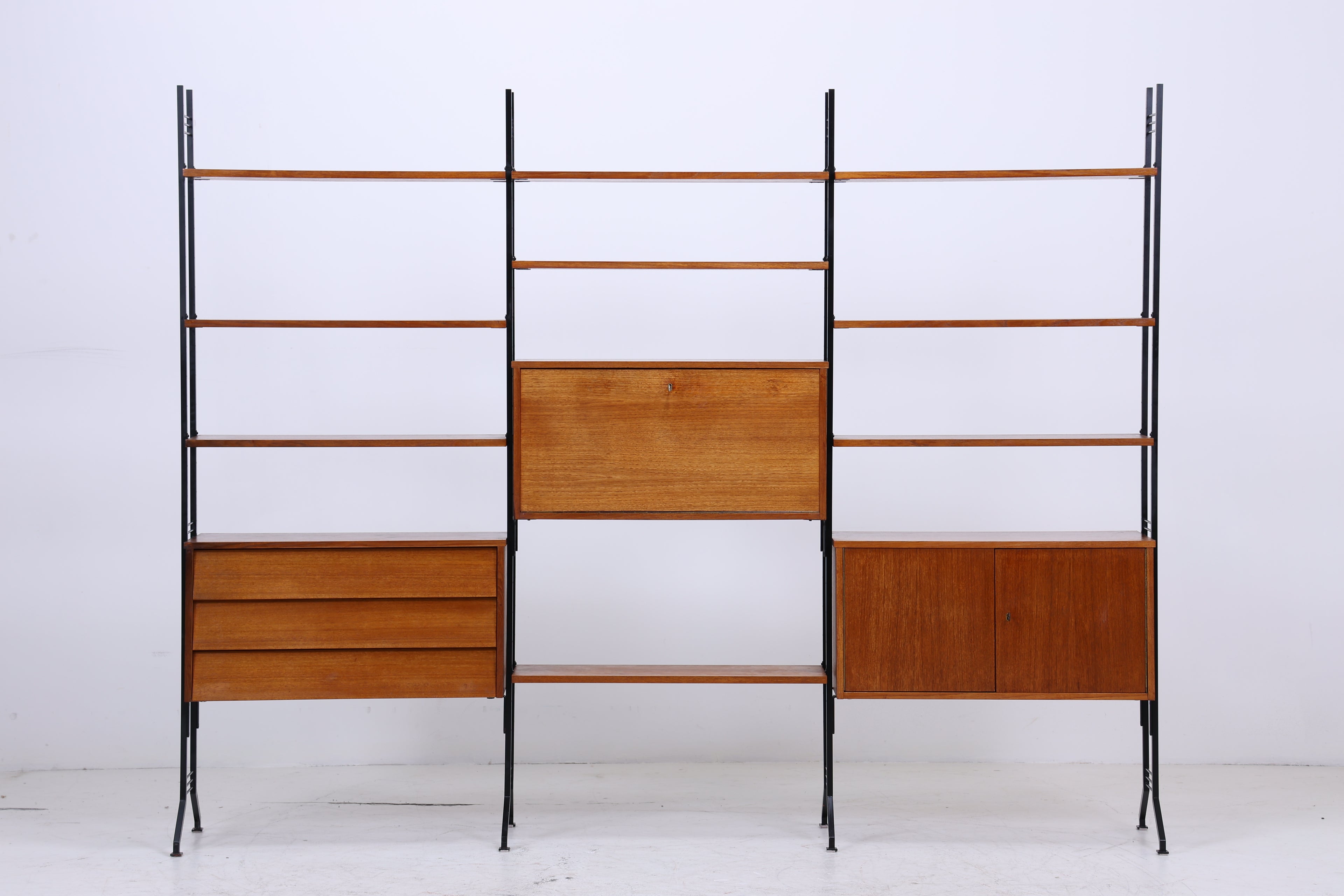 Vintage Teak Wohnwand | Modular Regal System | Mid Century Danish Design