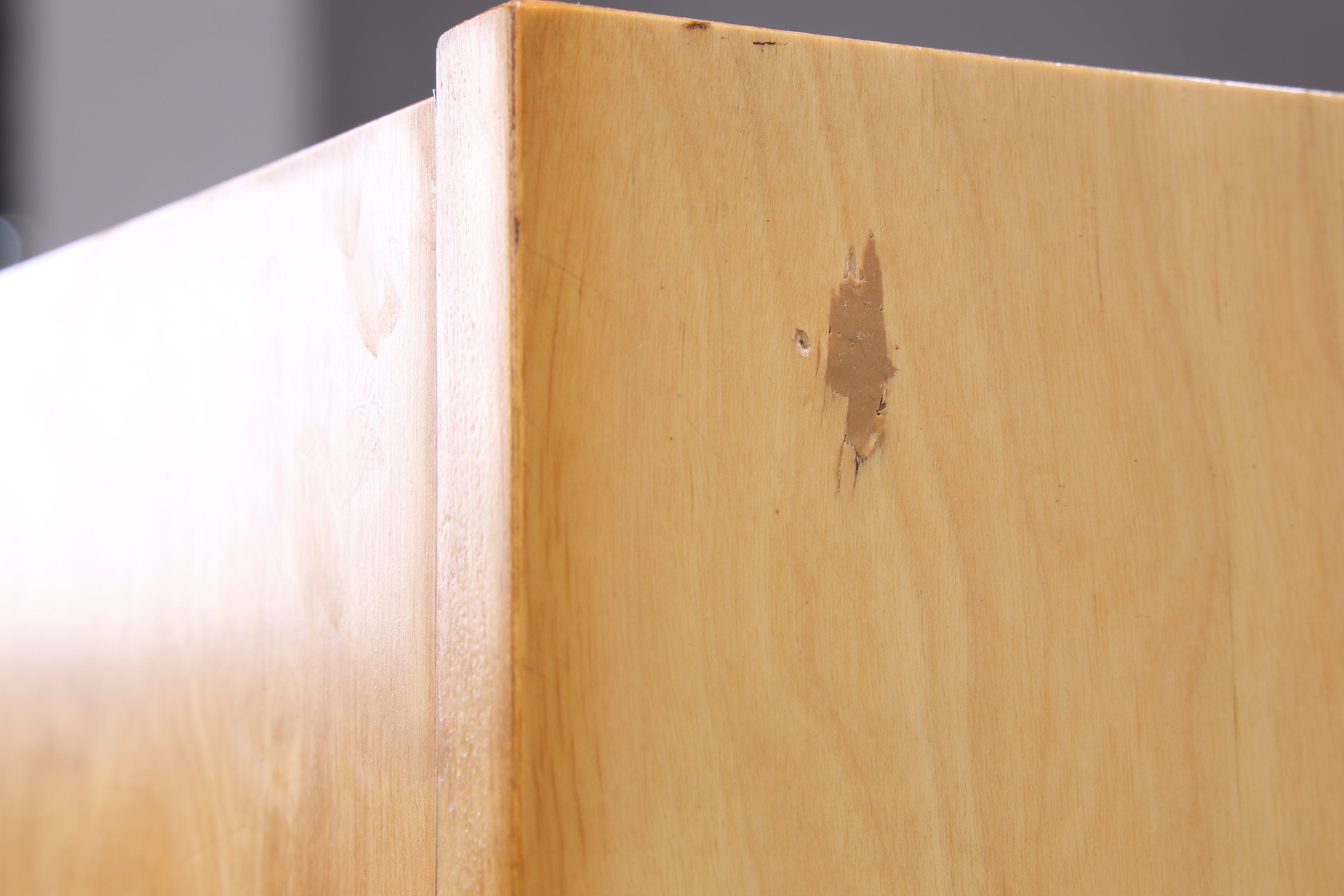 Vintage Hellerau Kleiderschrank | Mid Century Birke Wäscheschrank| DDR Design