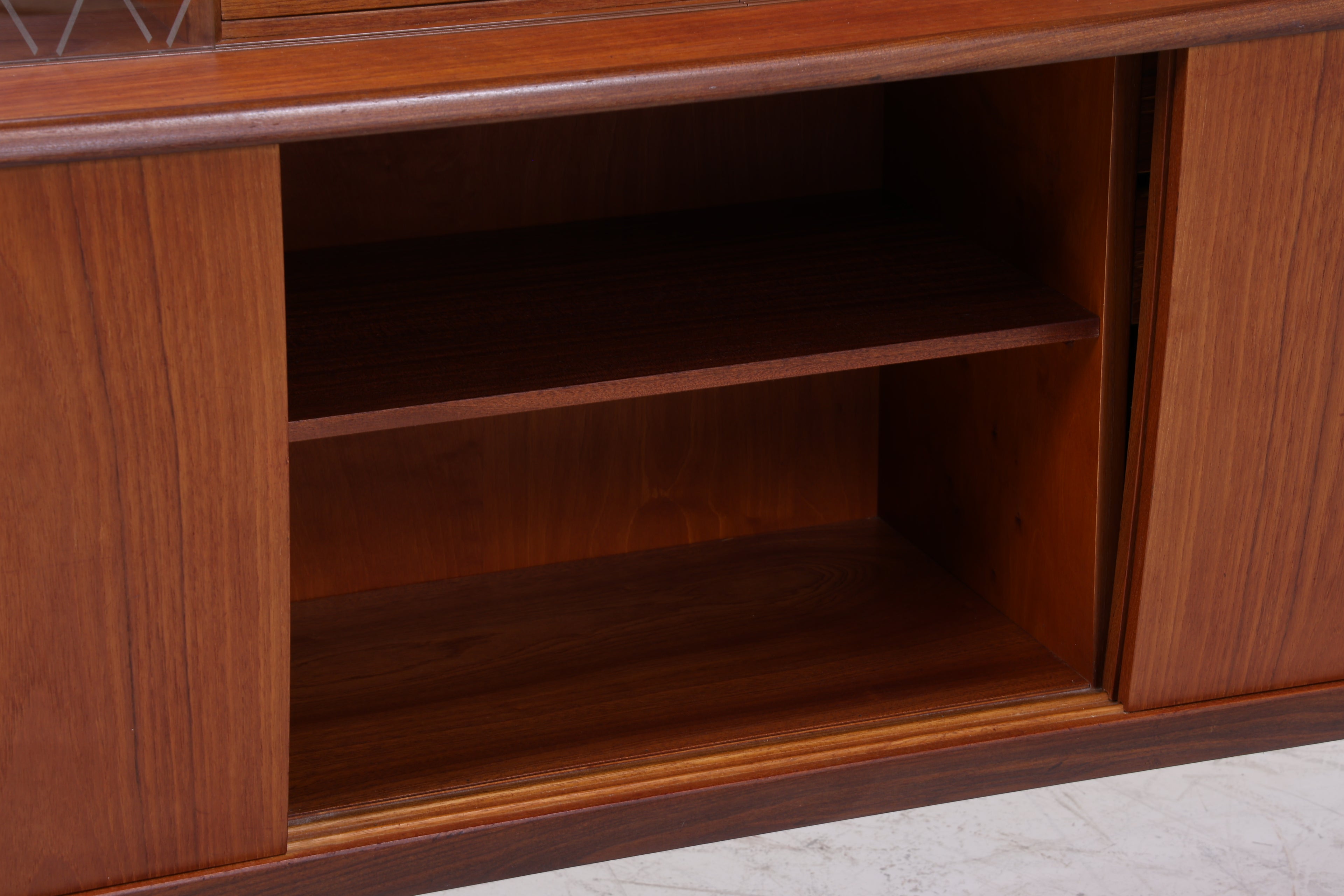 Dänisches Highboard aus Teakholz von Poul M. Jessen, Viby Denmark – Mid Century Danish Design 1960s Vintage Sideboard