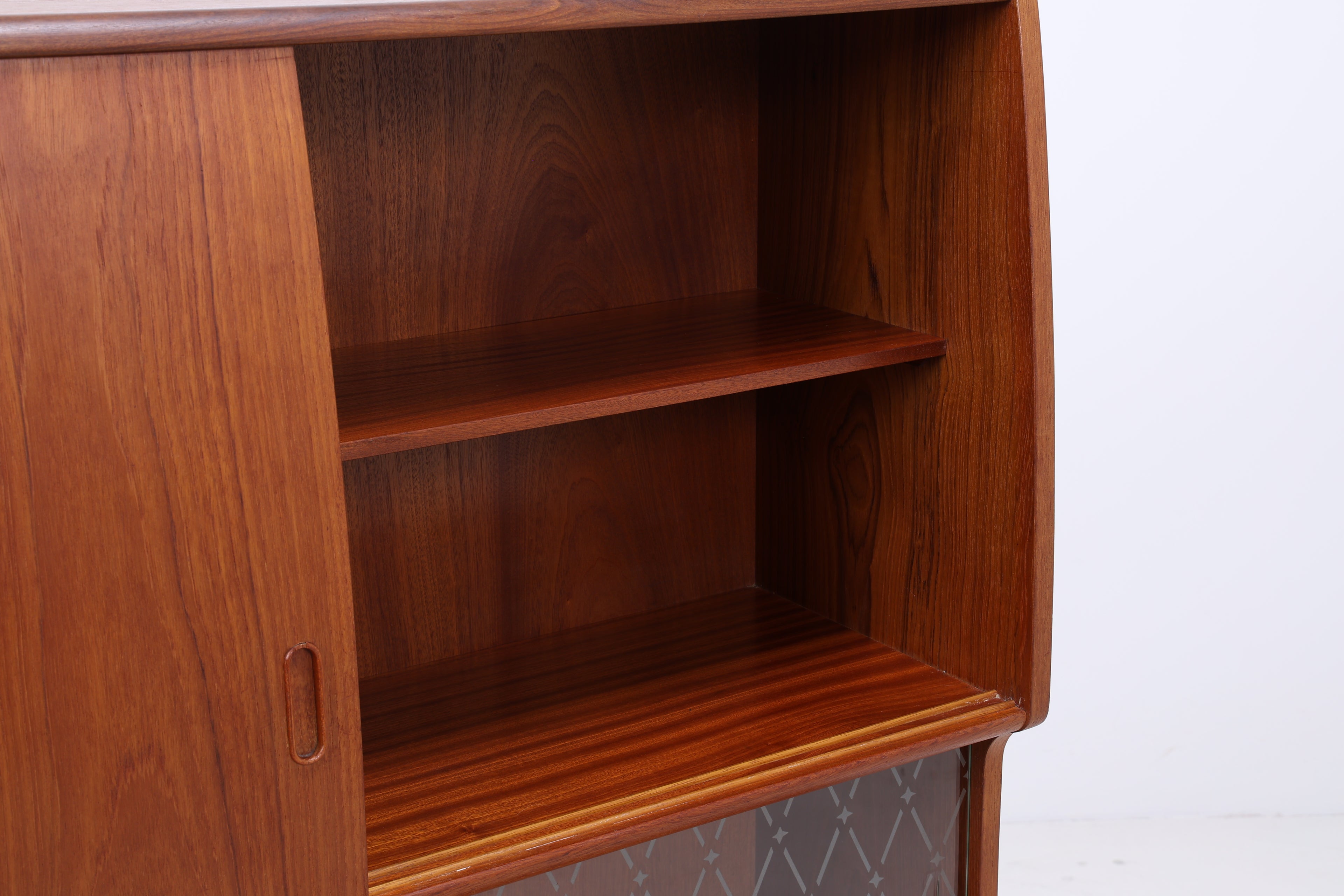 Dänisches Highboard aus Teakholz von Poul M. Jessen, Viby Denmark – Mid Century Danish Design 1960s Vintage Sideboard