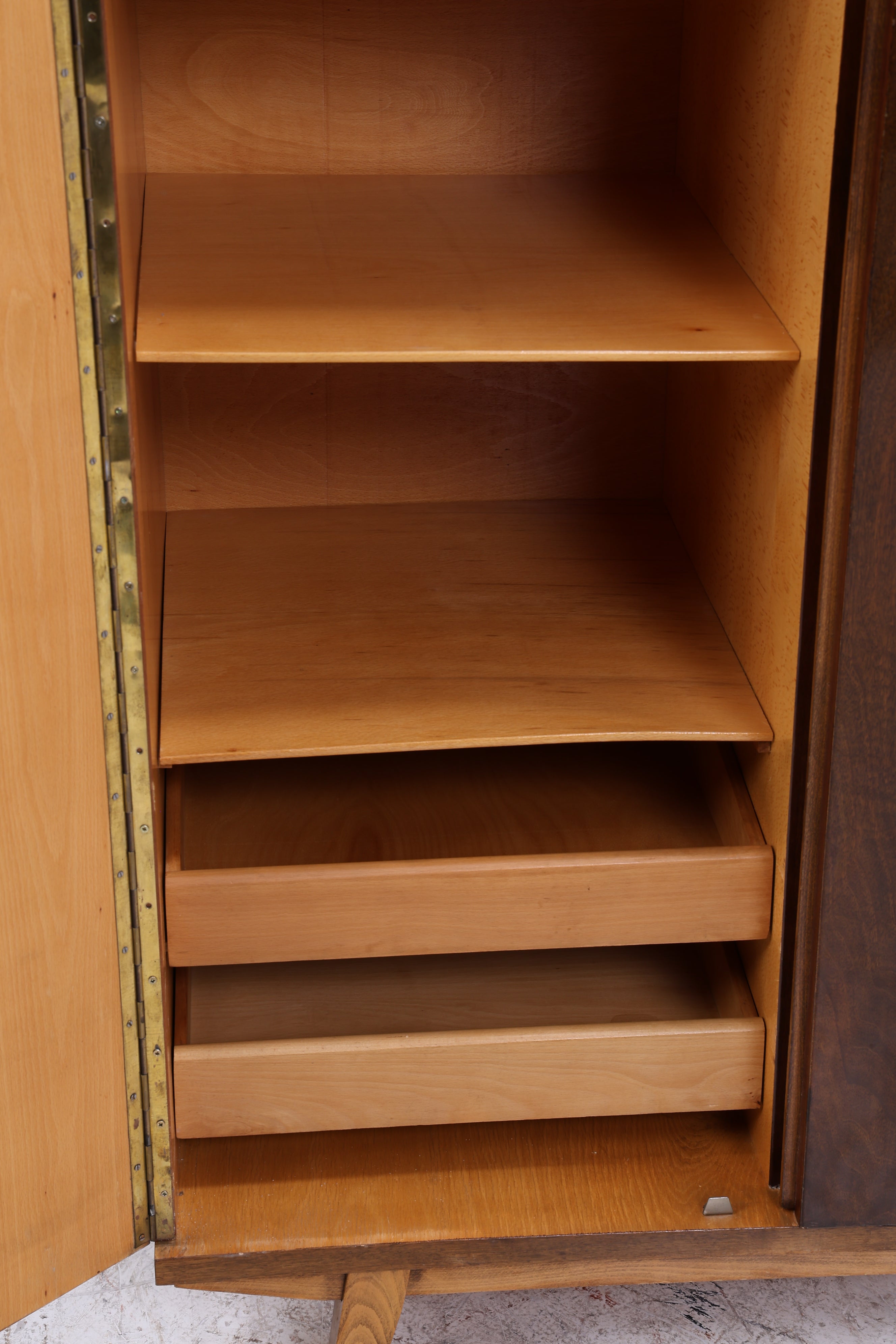 Vintage Kleiderschrank | Mid Century Schrank | 50er 60er Jahre