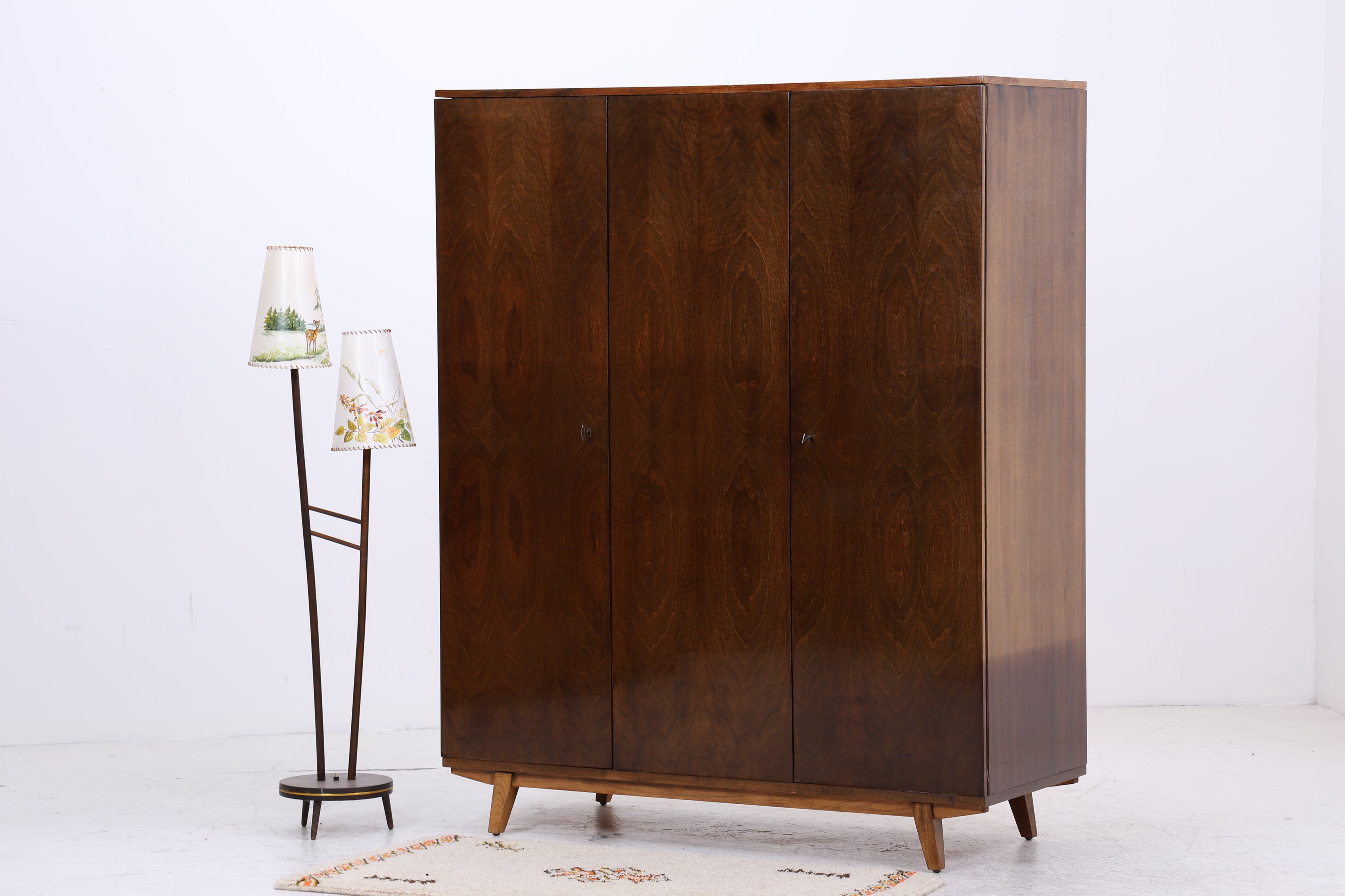 Vintage Kleiderschrank | Mid Century Schrank | 50er 60er Jahre