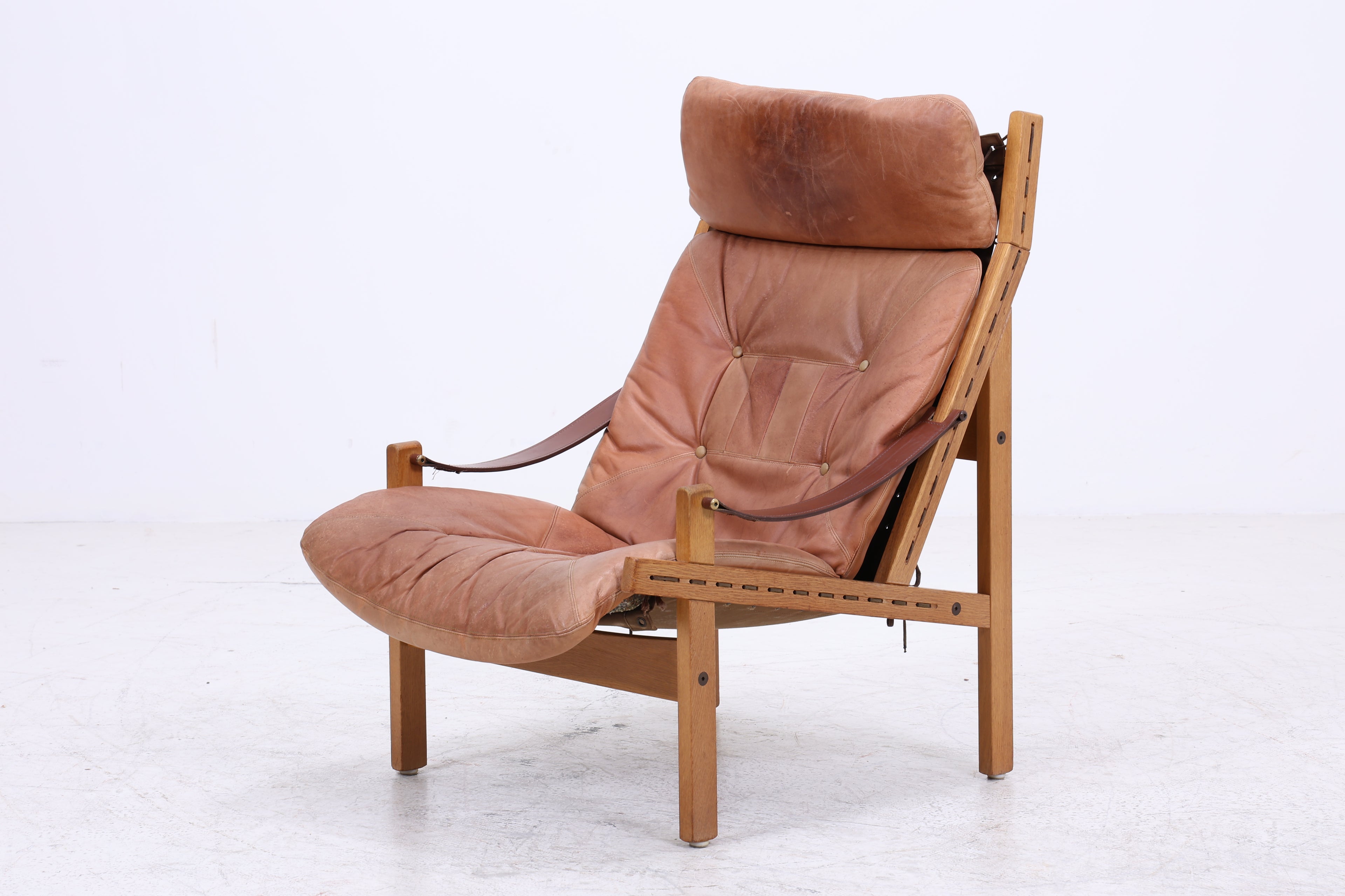 Torbjørn Afdal Hunter Chair | Vintage Ledersessel | Mid Century Sessel