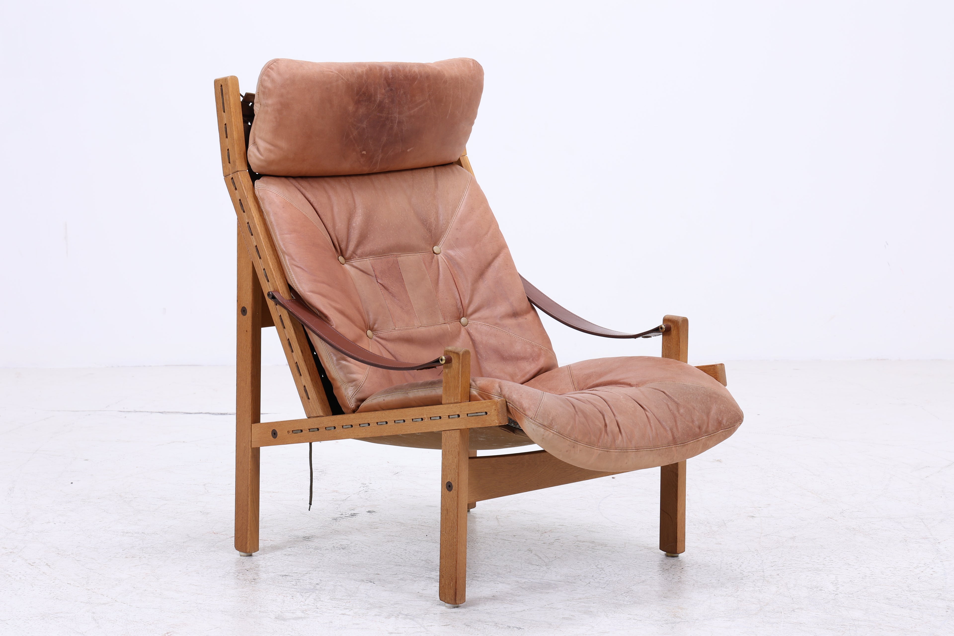 Torbjørn Afdal Hunter Chair | Vintage Ledersessel | Mid Century Sessel