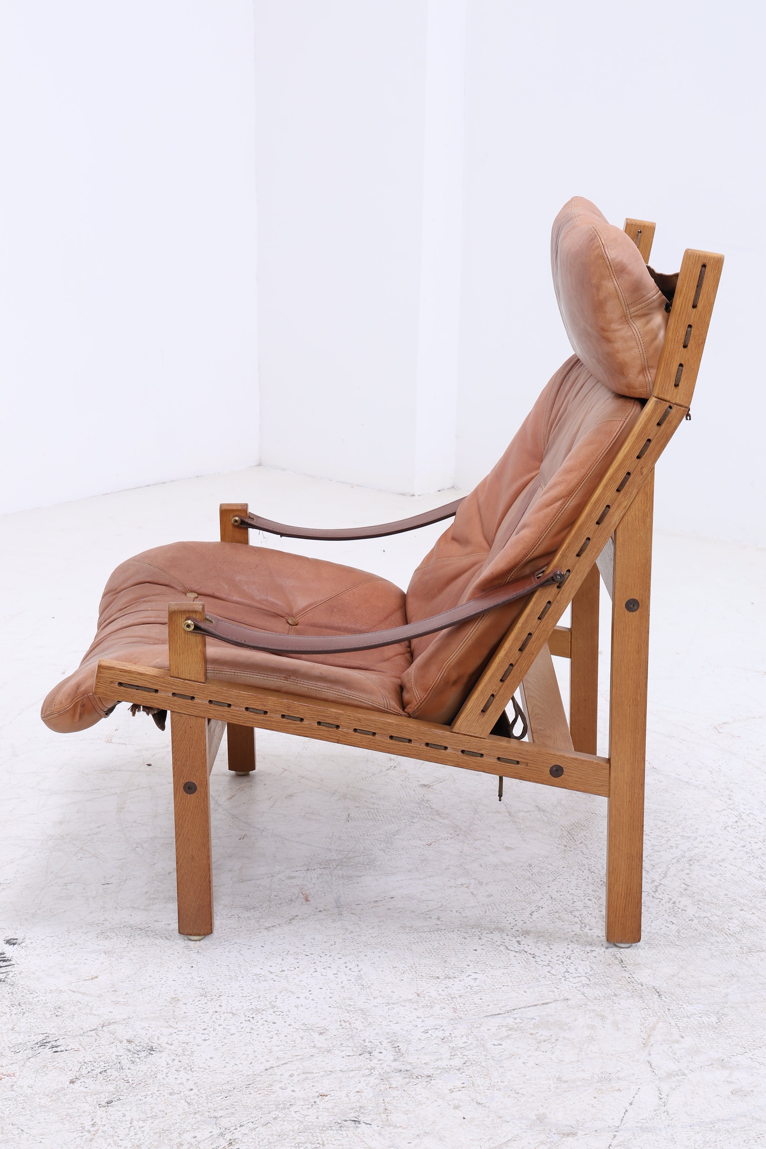 Torbjørn Afdal Hunter Chair | Vintage Ledersessel | Mid Century Sessel