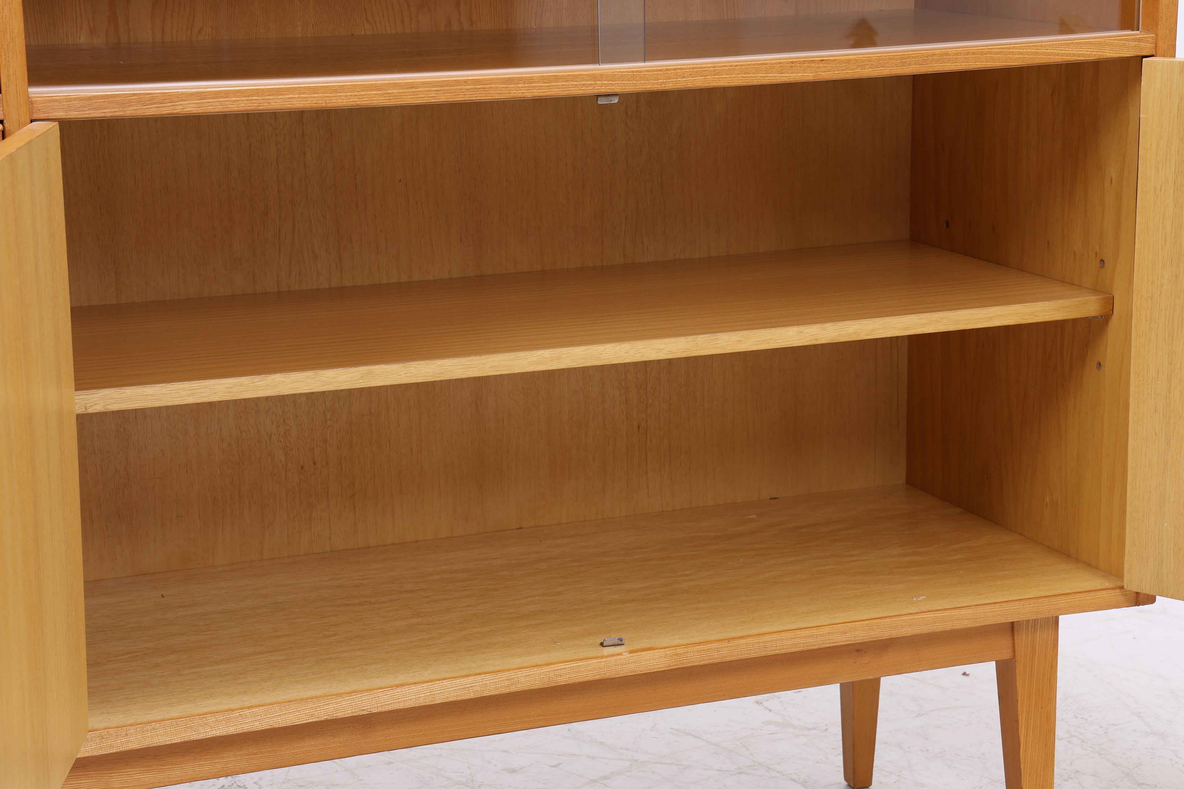 Vintage Highboard 602 von Franz Ehrlich | Hellerau Vitrine | Mid Century Schrank