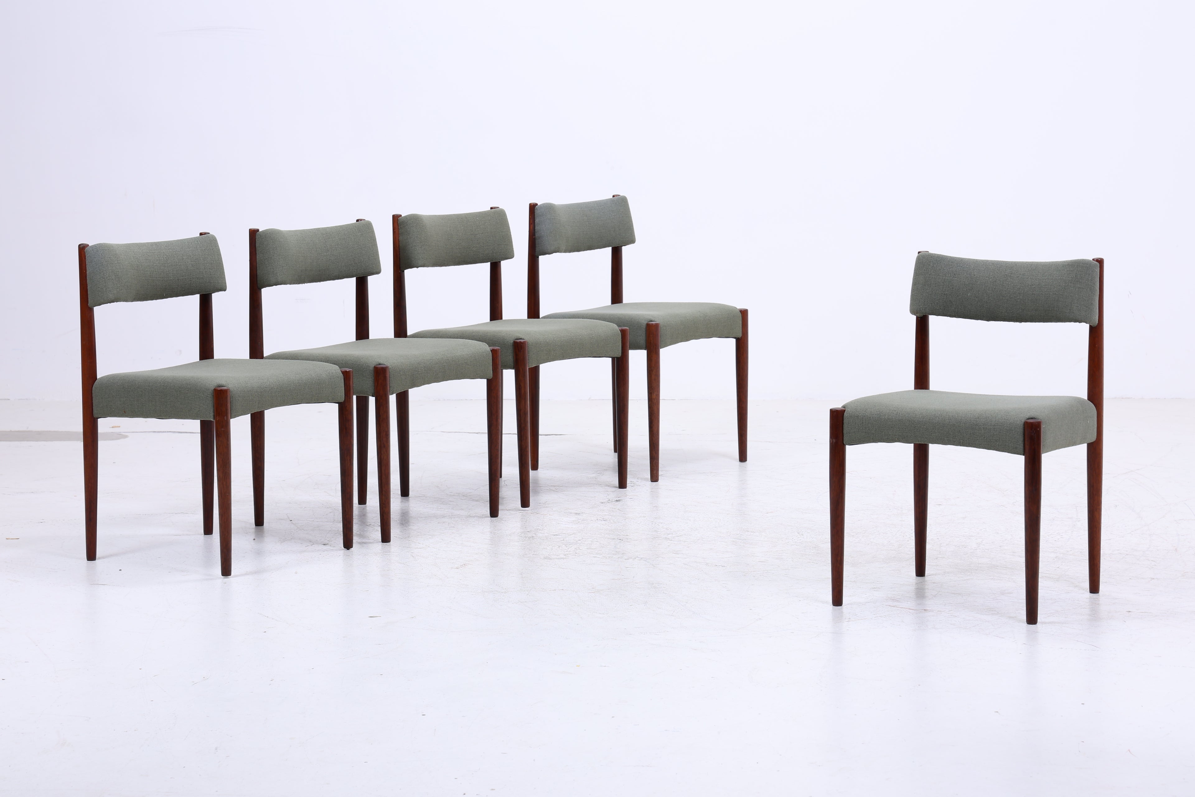 5er Set Vintage Knud Faerch Stühle | Bovenkamp | Danish Design 60er Jahre