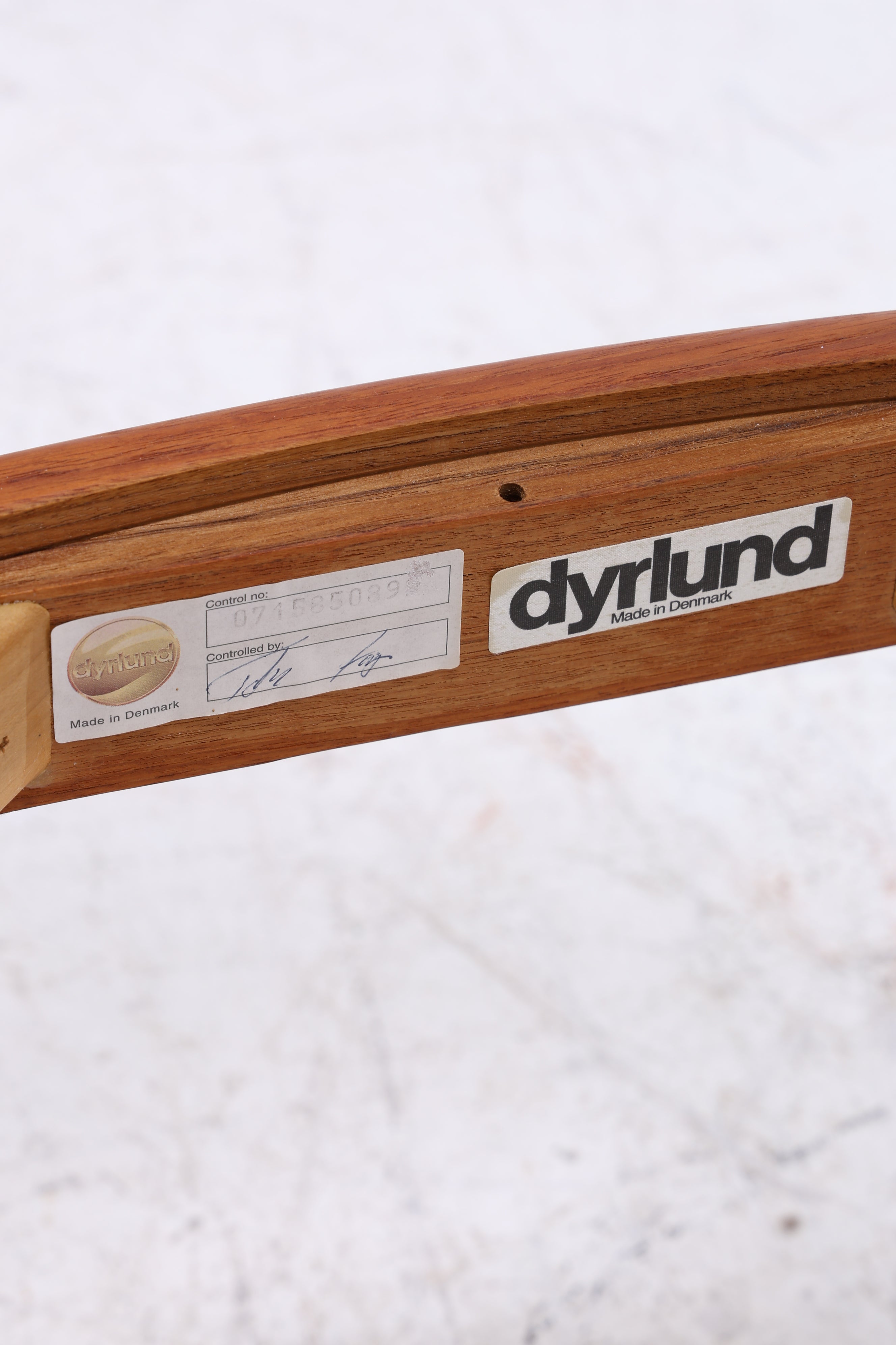 Dyrlund 1591A Armlehnstuhl | Teak Stuhl | Danish Design