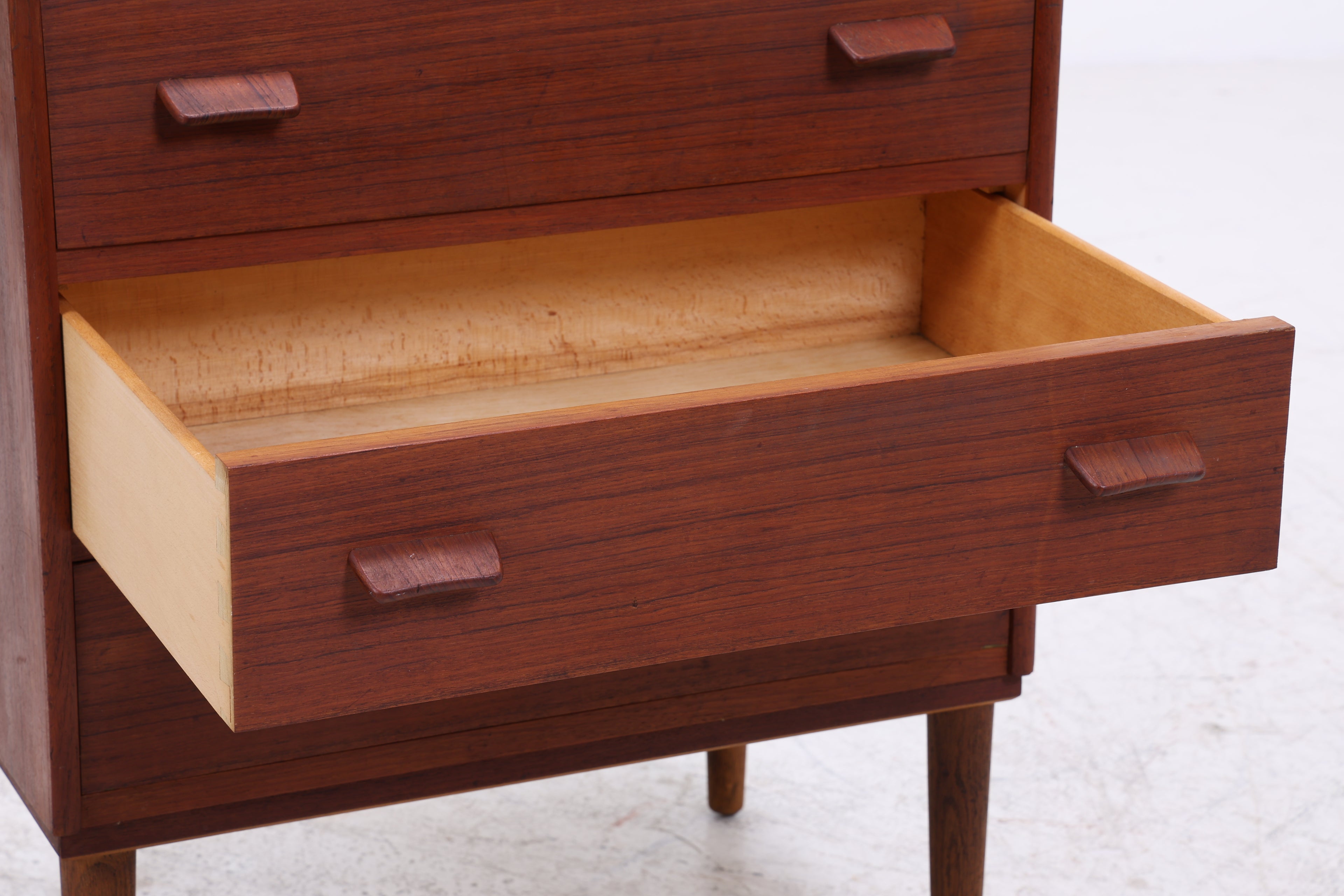Vintage Teak Kommode von Carl Aage Skov für Munch Møbler | Danish Design | 3 Schubladen | 60er Jahre