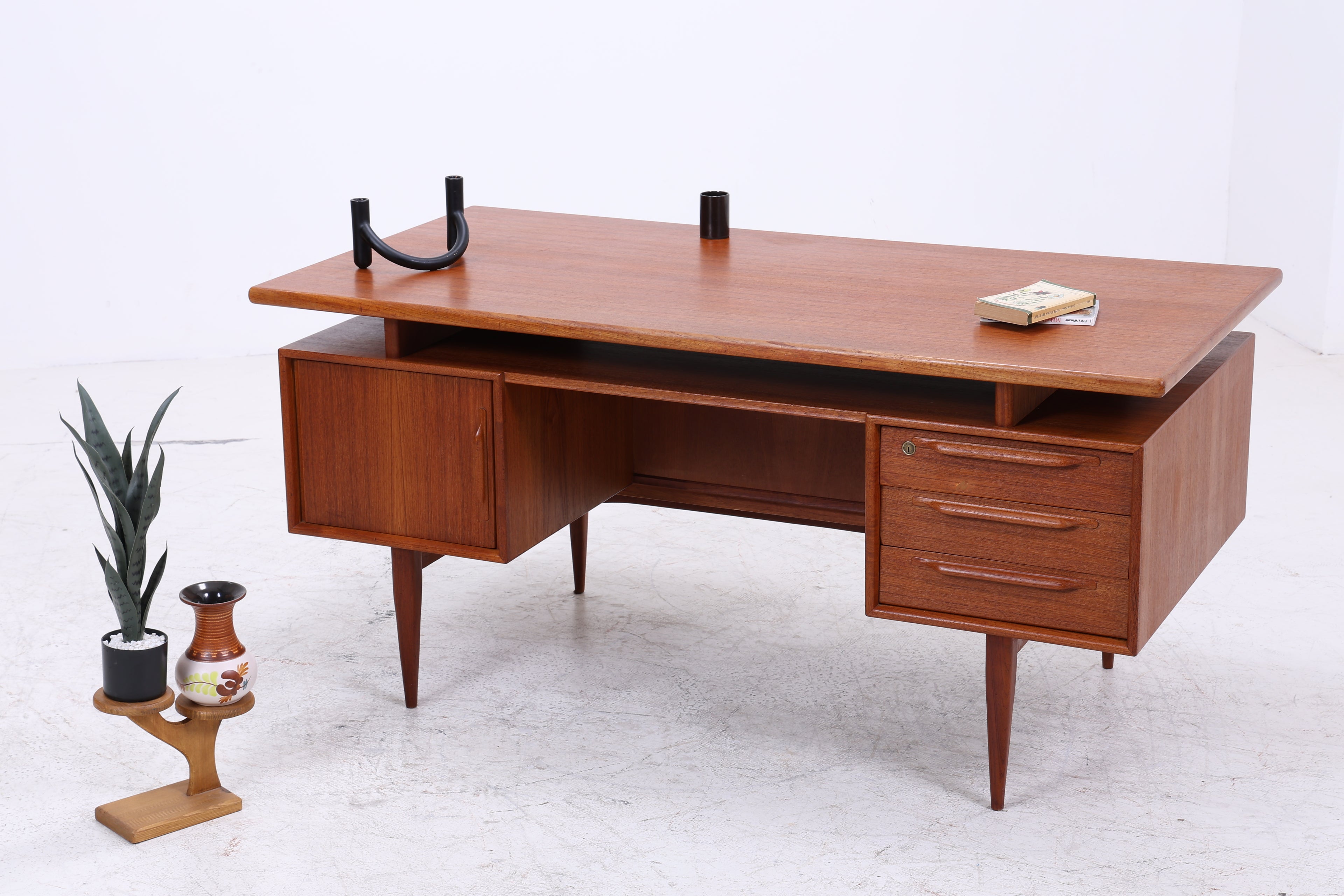 Heinrich Riestenpatt RT200 | Teak Schreibtisch | Mid Century