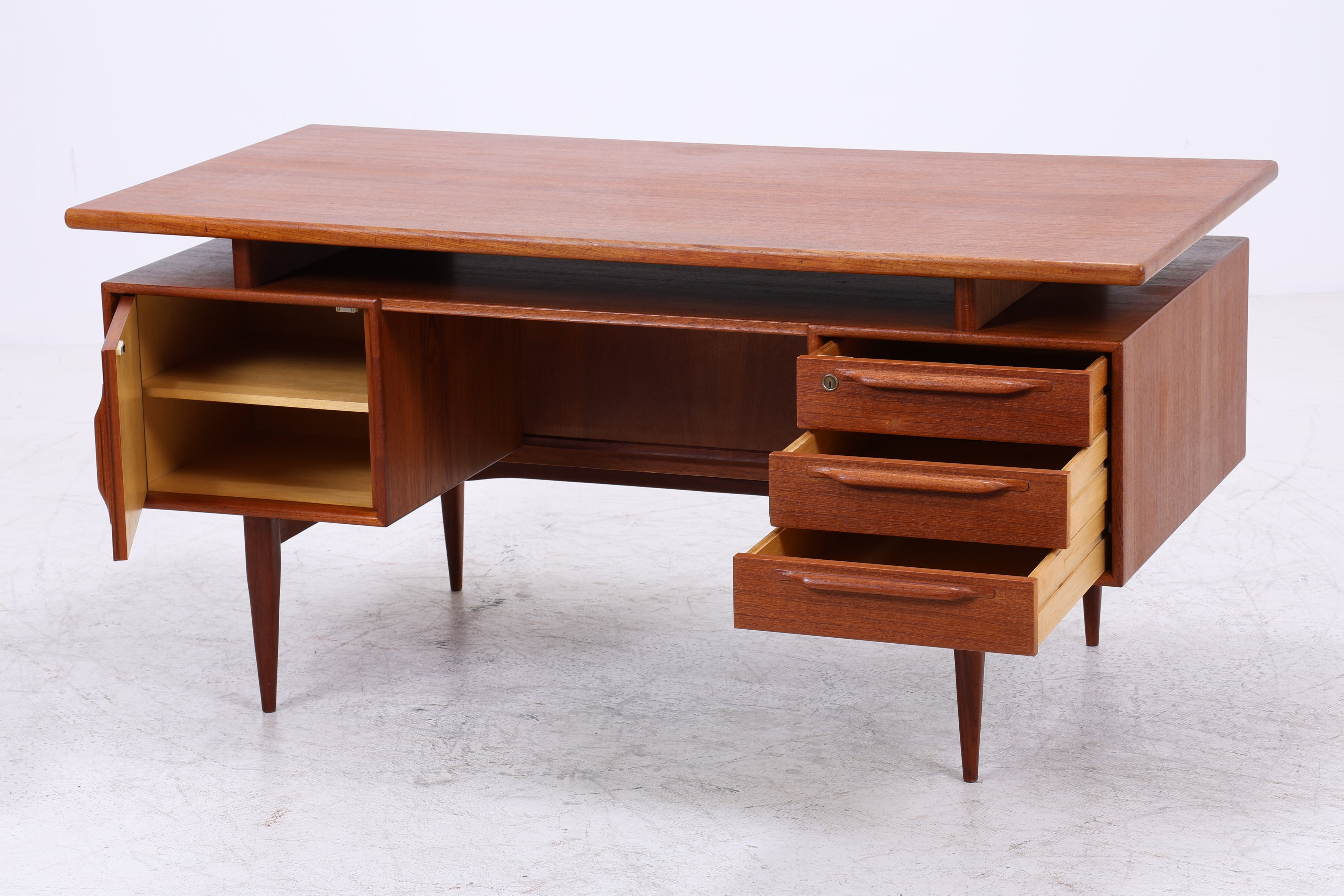 Heinrich Riestenpatt RT200 | Teak Schreibtisch | Mid Century