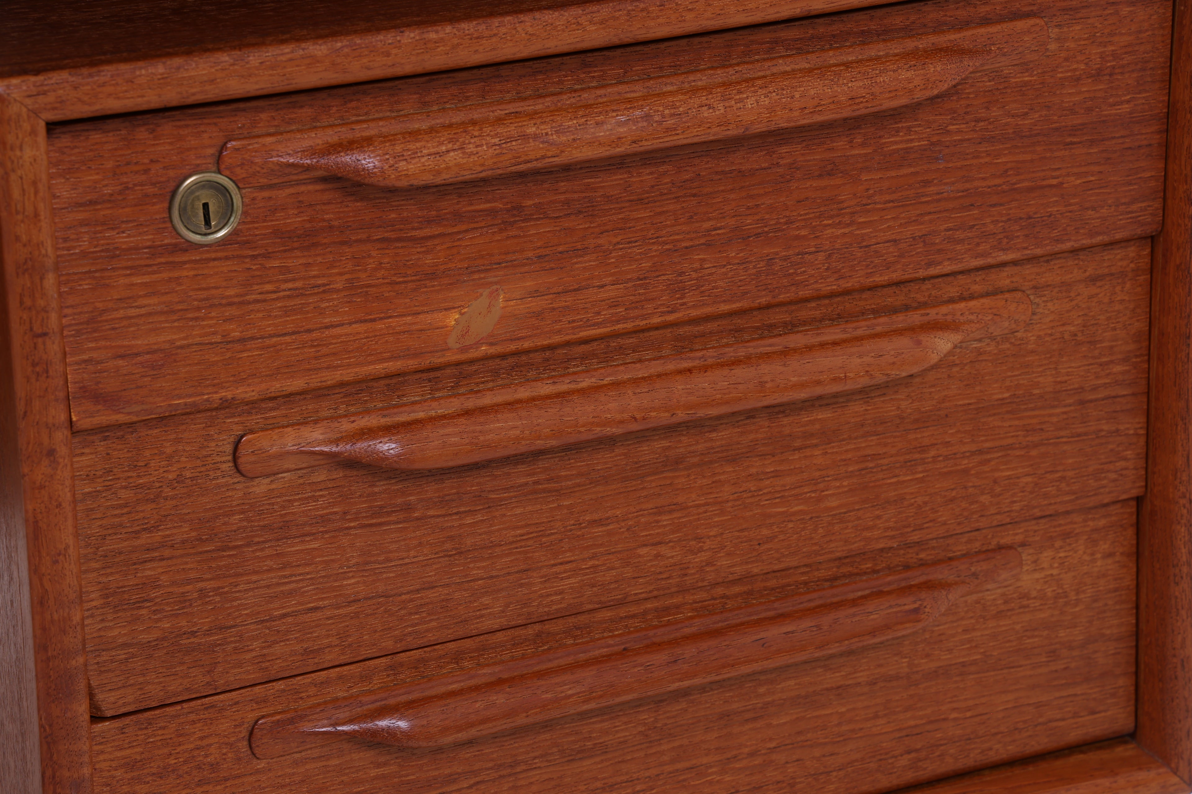 Heinrich Riestenpatt RT200 | Teak Schreibtisch | Mid Century