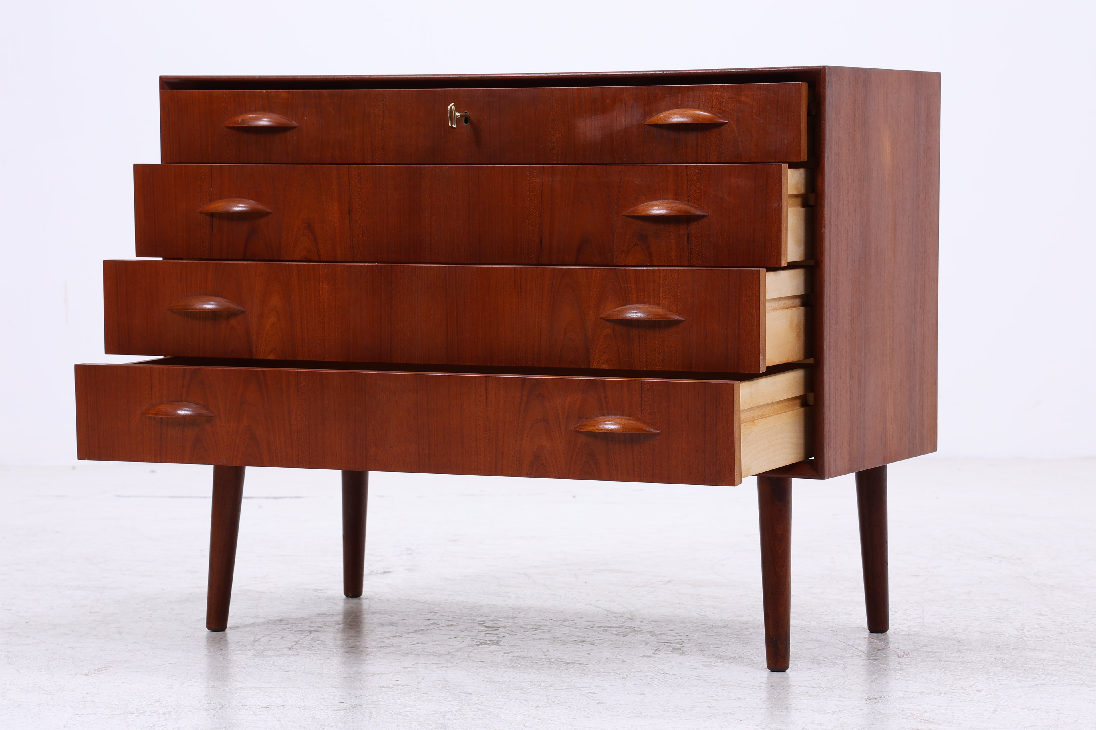 Johannes Sorth Teak Kommode | 4 Schubladen | Danish Design