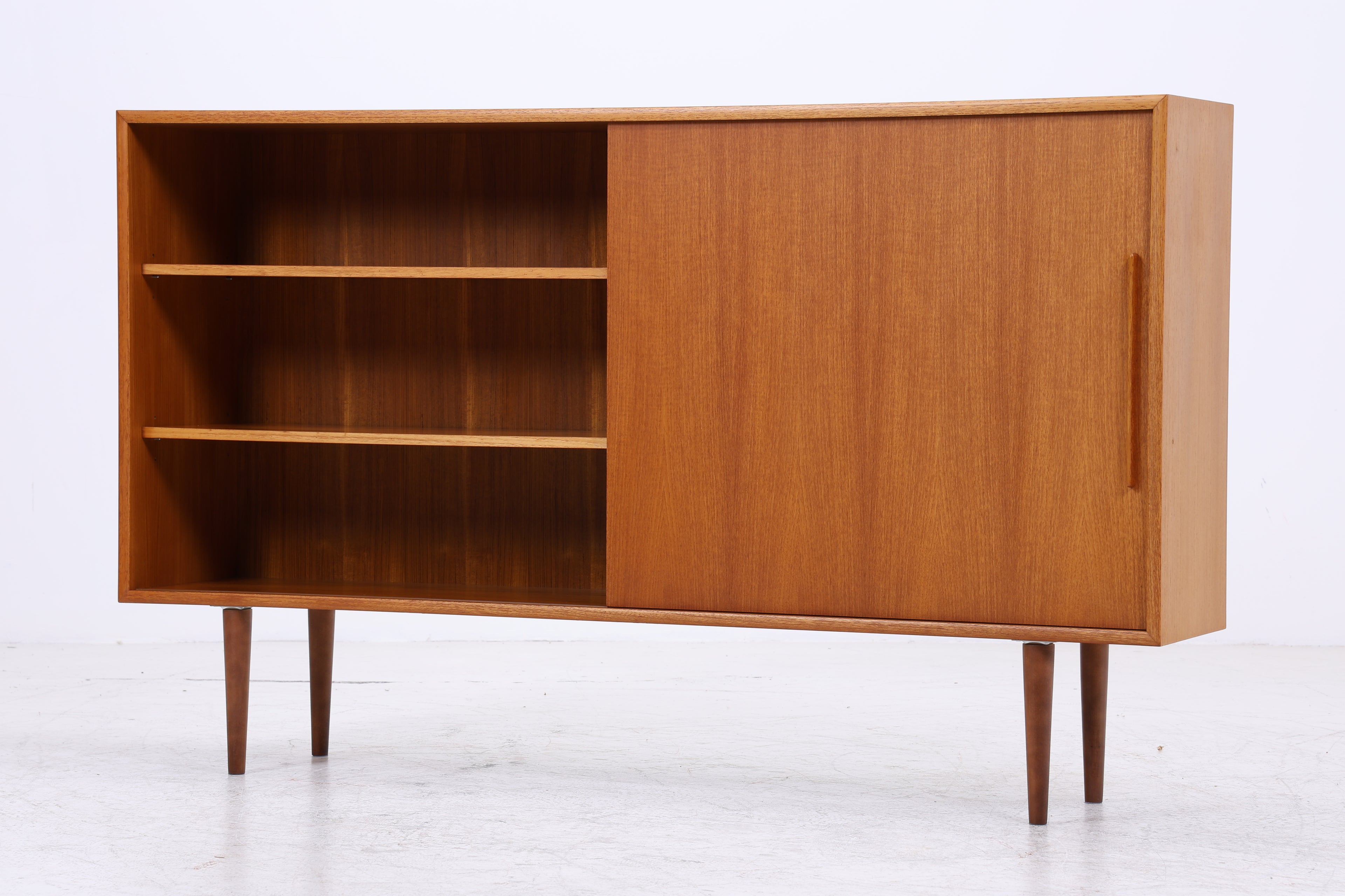 WK Möbel Highboard | Vintage Teak | Mid Century | Schiebetüren