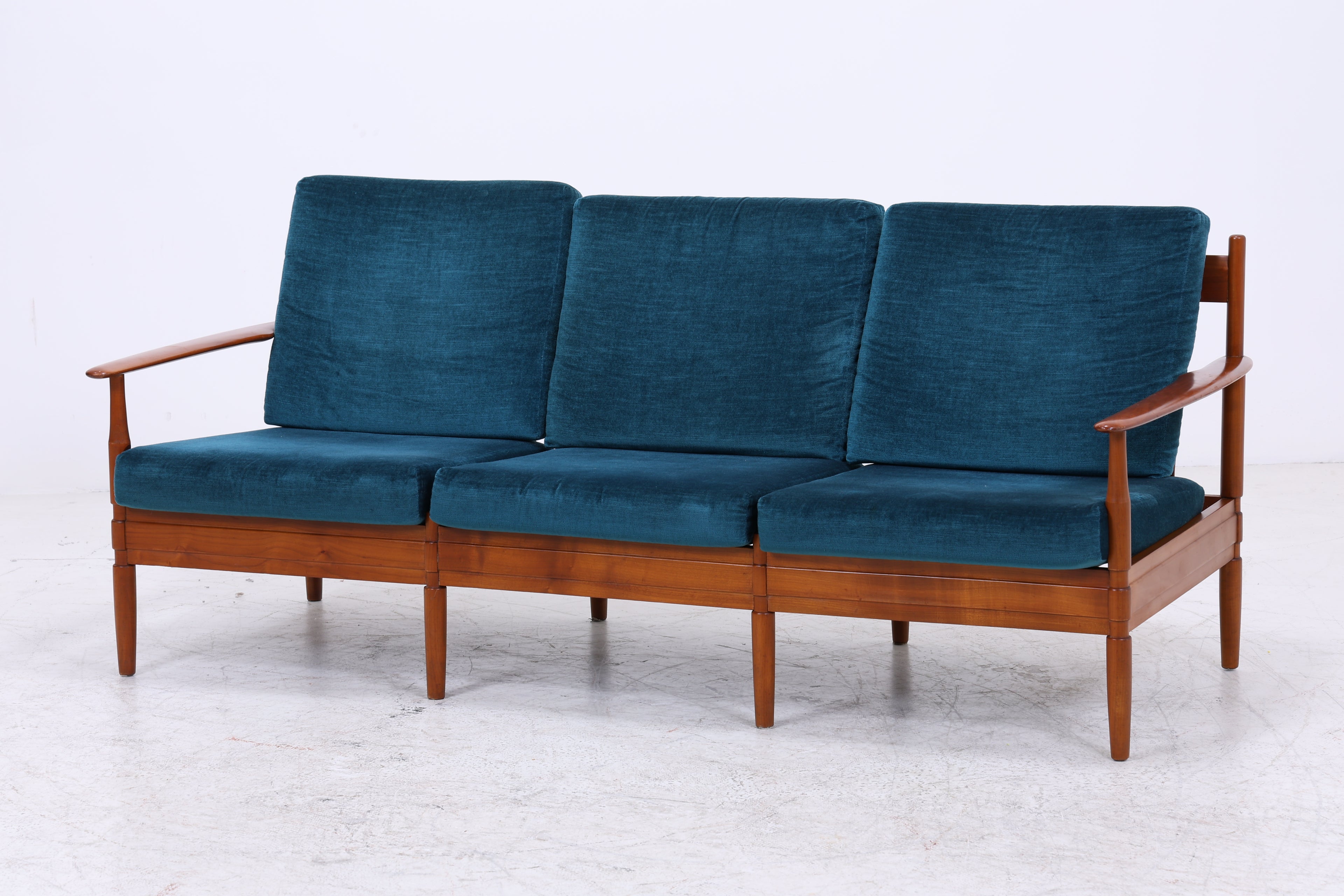 Grete Jalk Teak Sofa | Vintage 3-Sitzer | Danish Design
