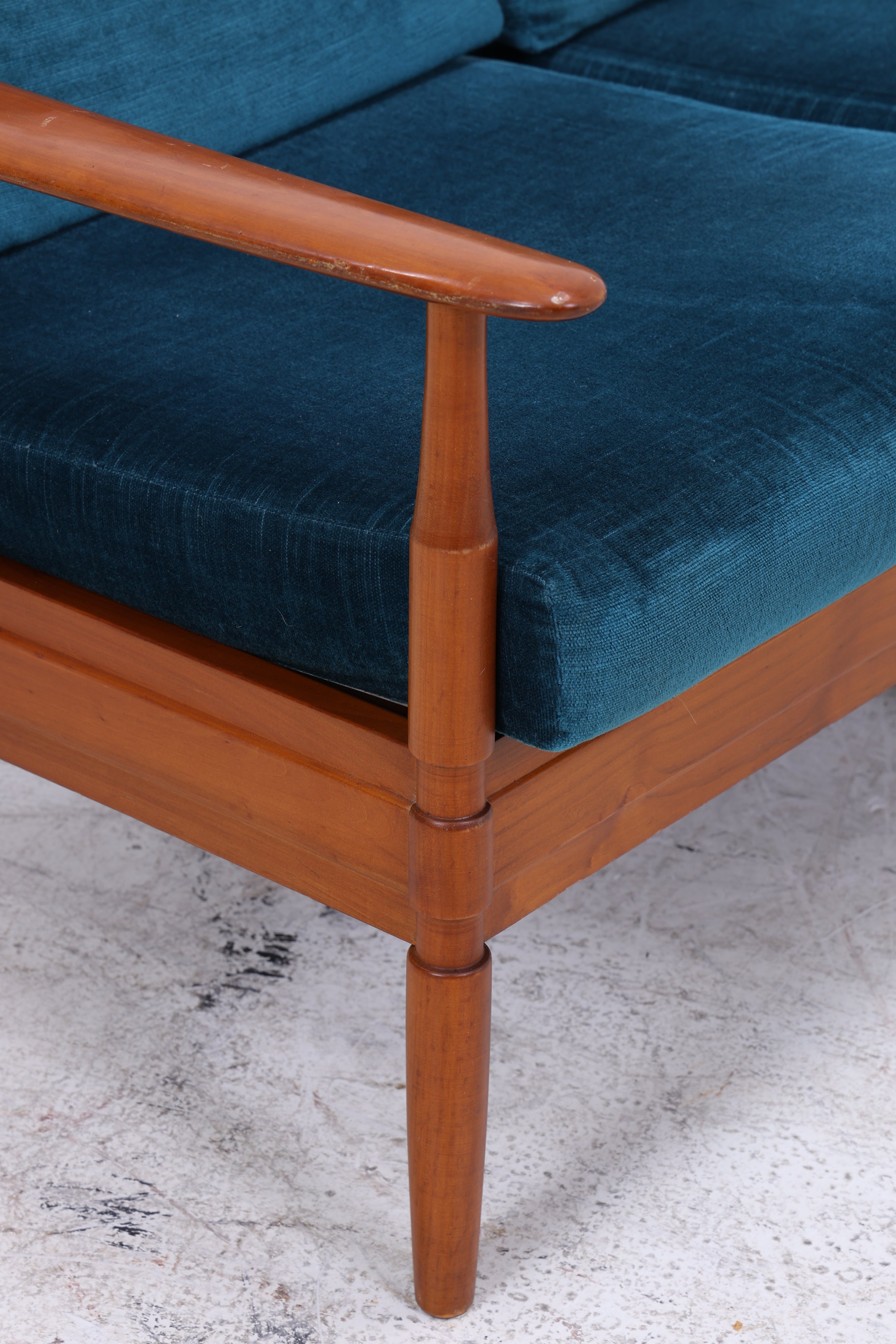 Grete Jalk Teak Sofa | Vintage 3-Sitzer | Danish Design