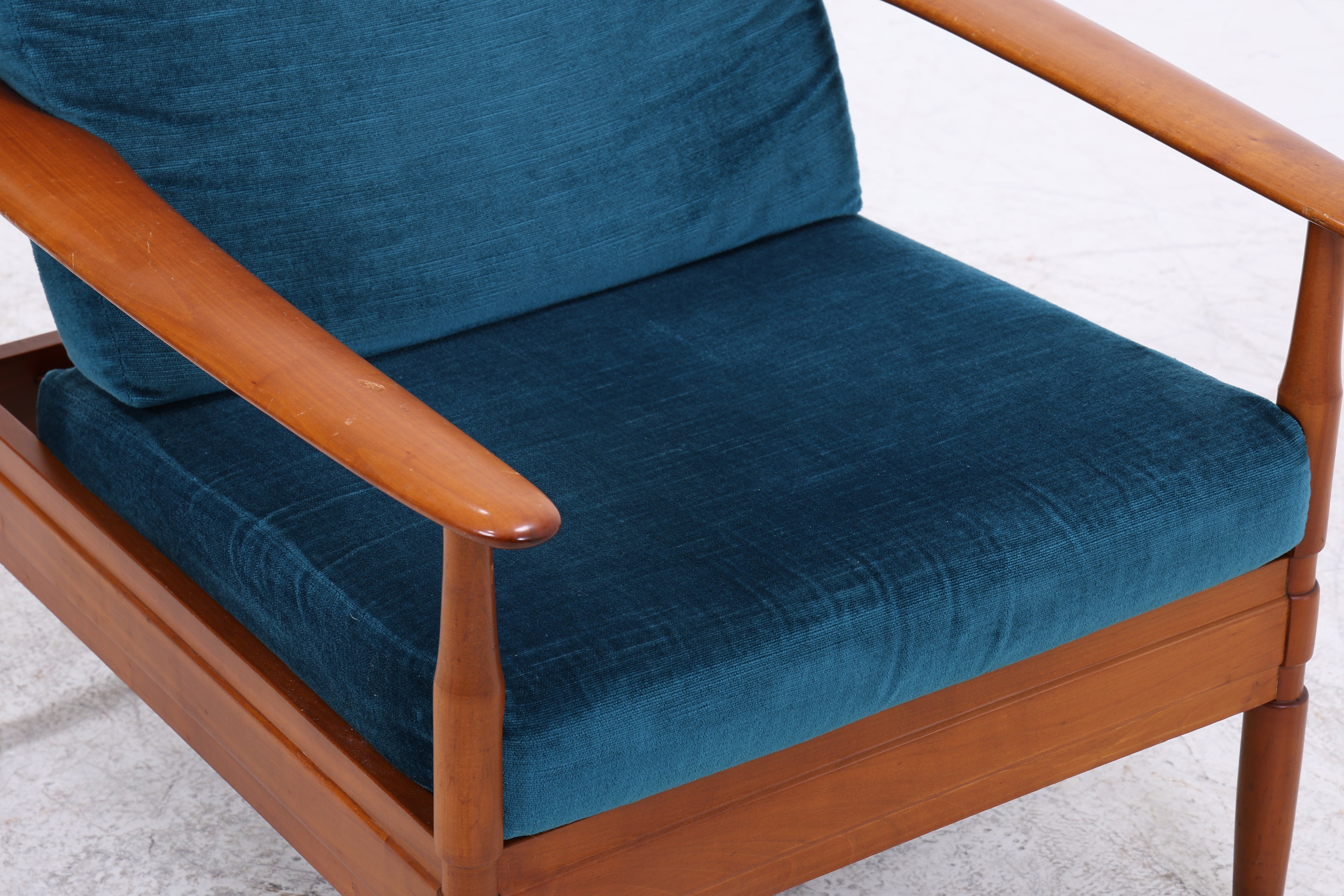 Grete Jalk Teak Sessel Set | 2 Lounge Chairs | Danish Design