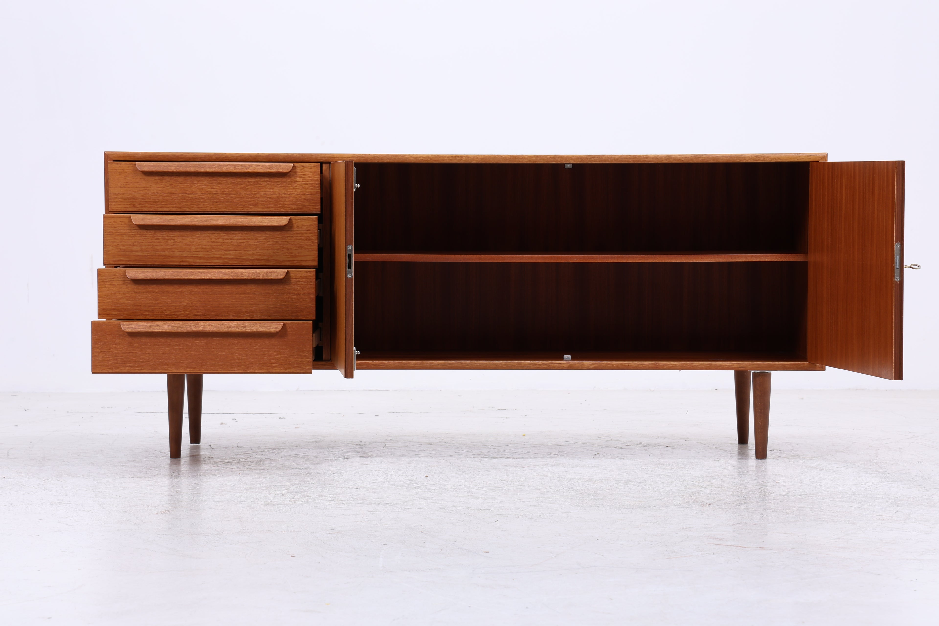 Vintage Teak Sideboard von WK Möbel | Mid Century Anrichte | 60er Jahre