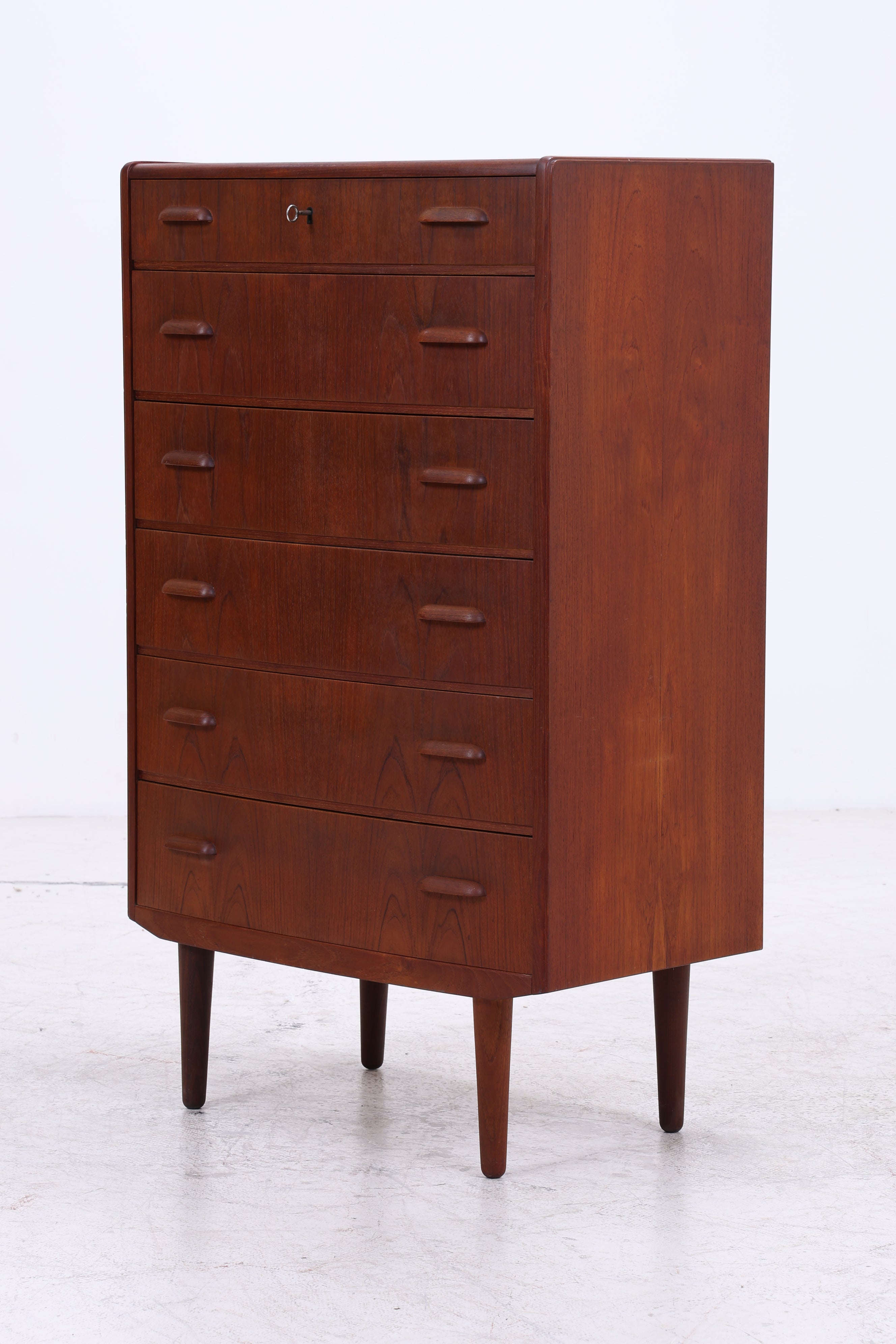 Vintage Teak Kommode | Tallboy | Mid Century | 6 Schubladen