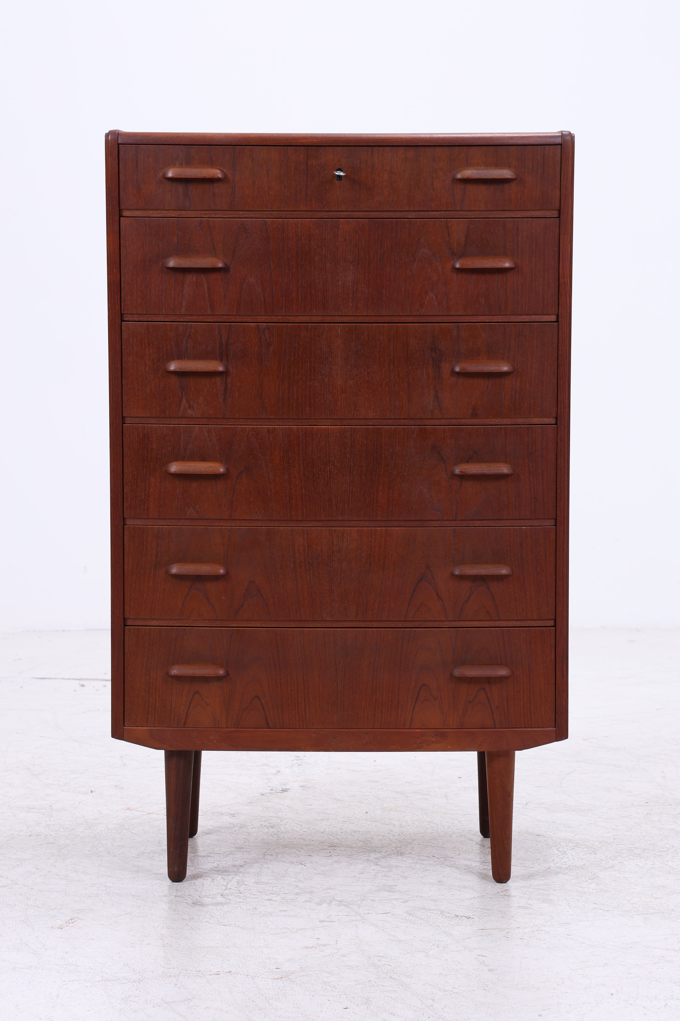 Vintage Teak Kommode | Tallboy | Mid Century | 6 Schubladen