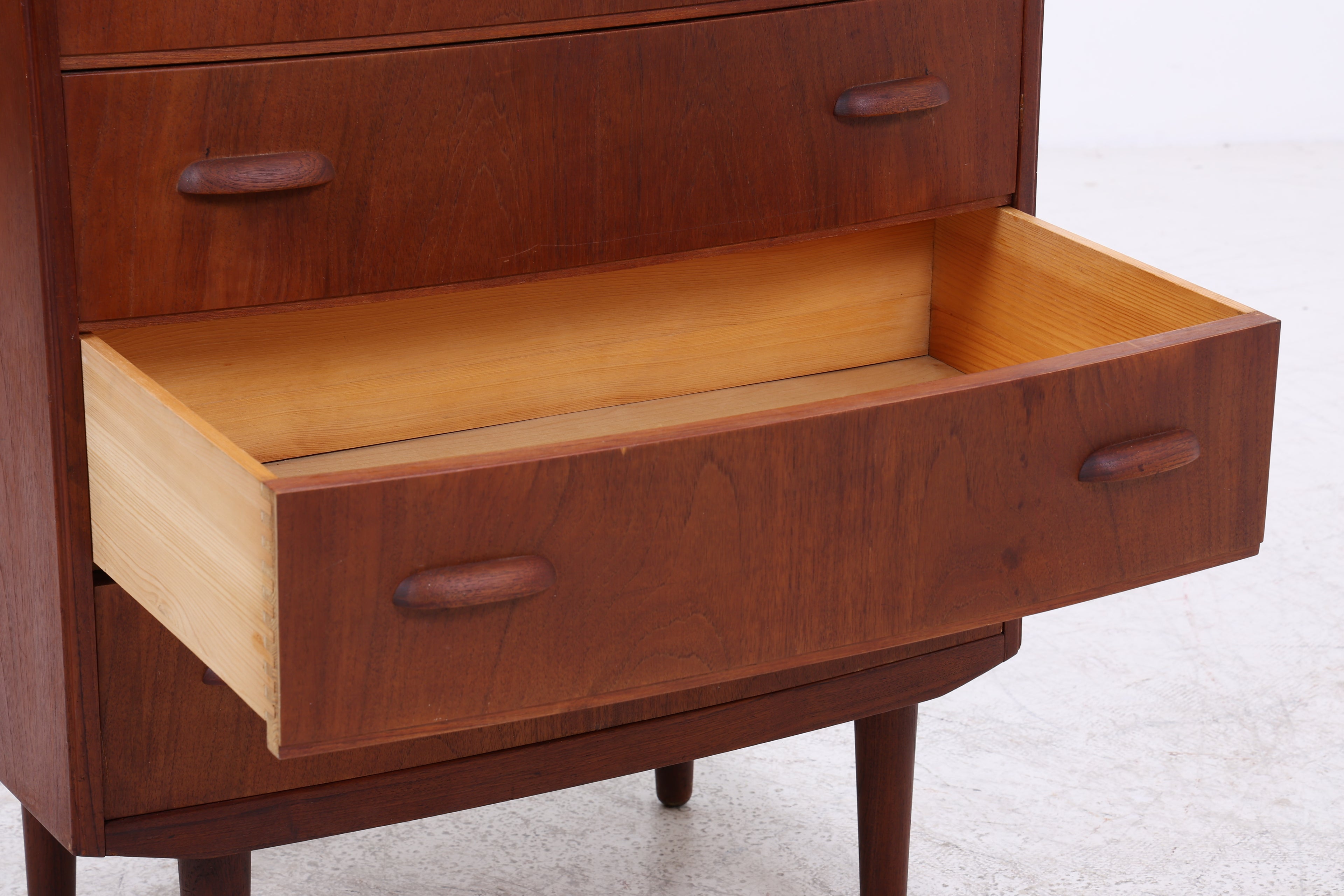 Vintage Teak Kommode | Tallboy | Mid Century | 6 Schubladen