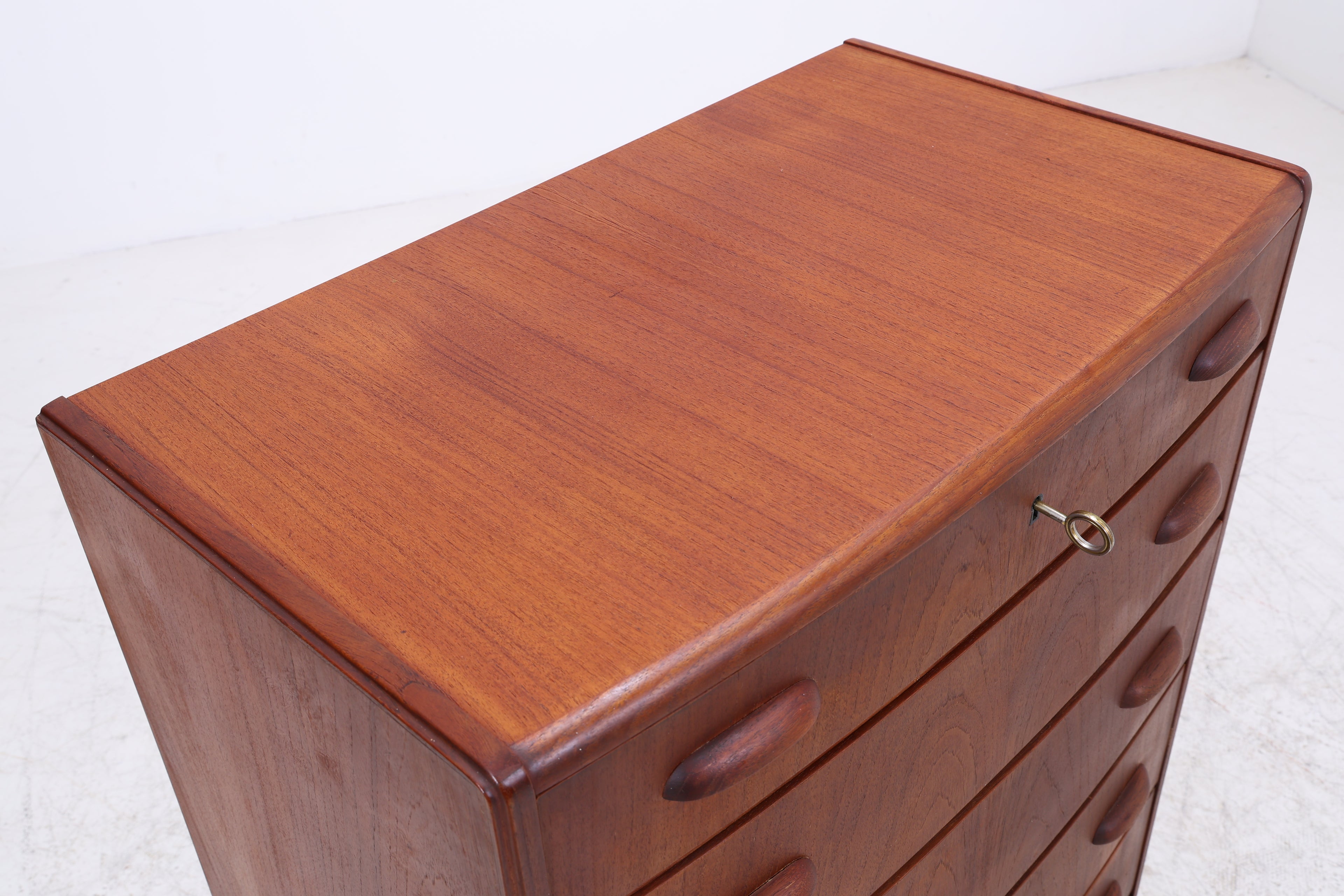 Vintage Teak Kommode | Tallboy | Mid Century | 6 Schubladen