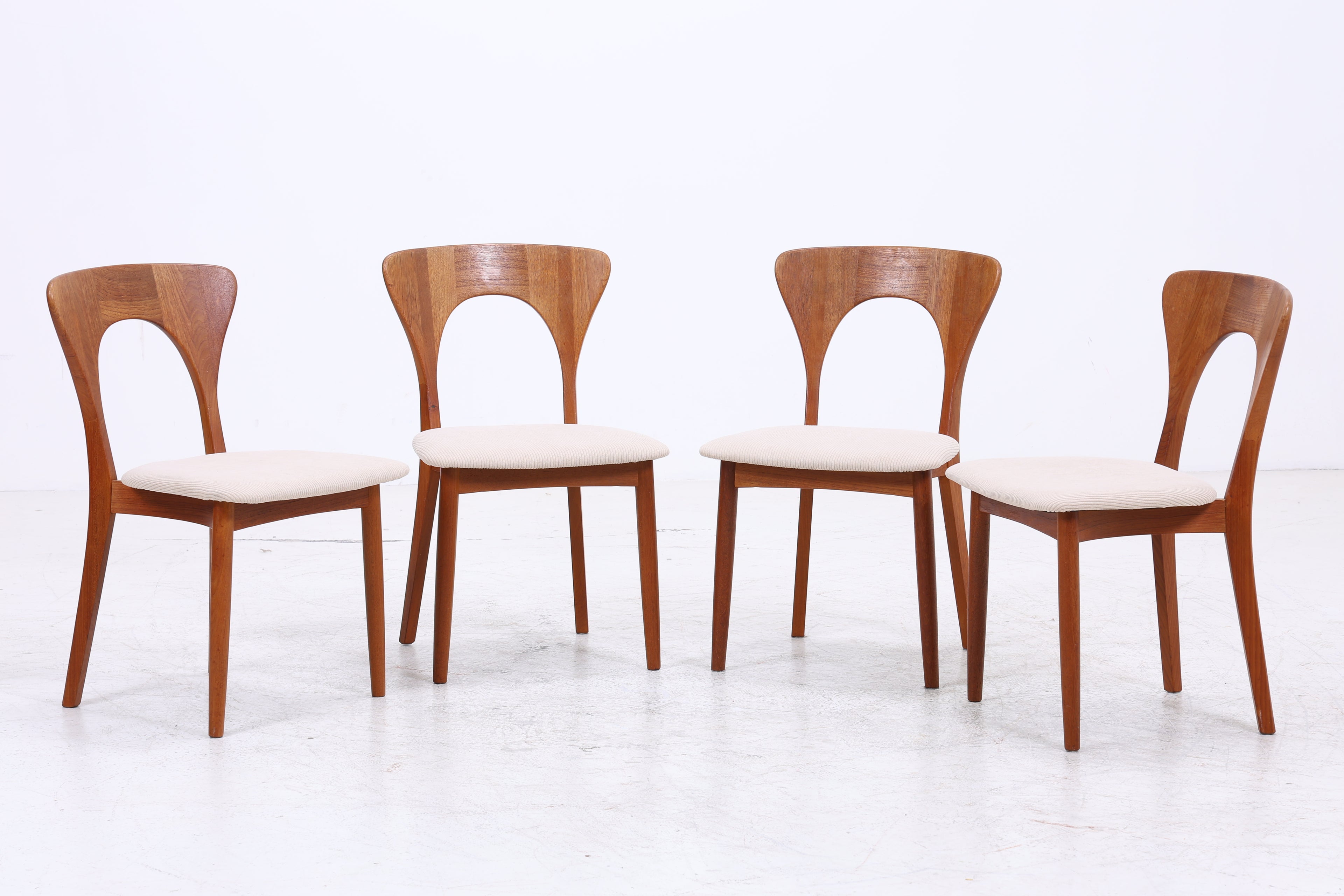 Niels Koefoed Teak Stühle | 4er Set | Vintage | Danish Design