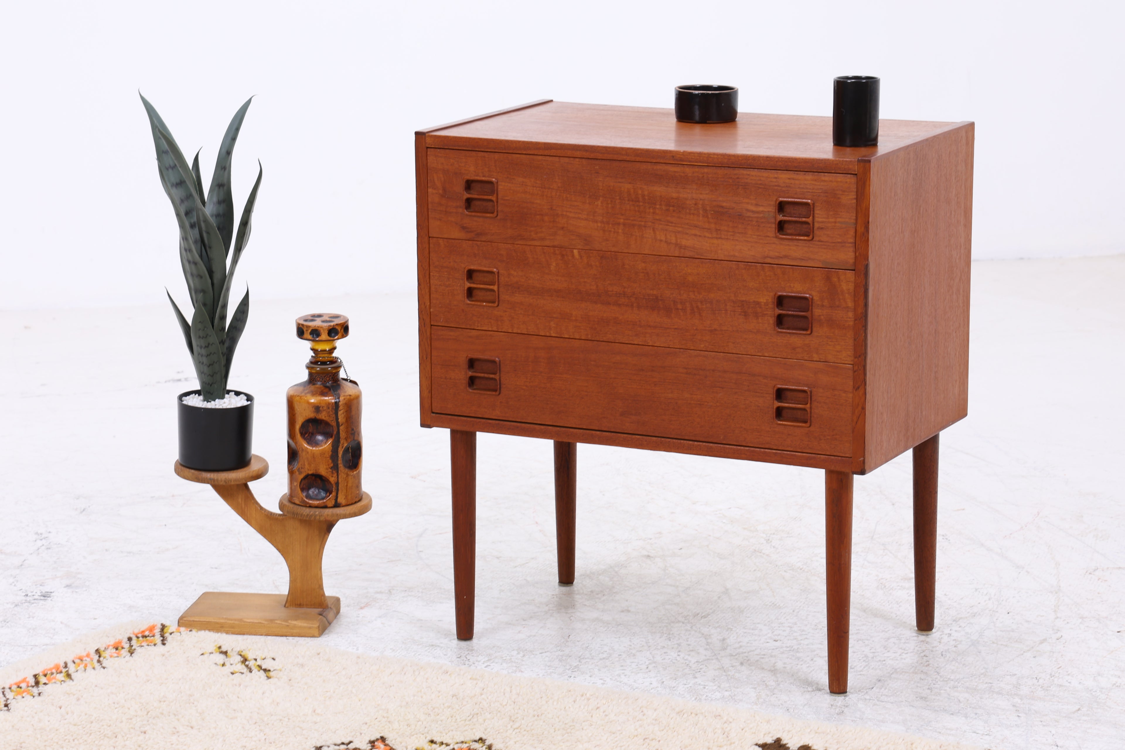 Vintage Teak Kommode | Danish Design | Mid Century | 3 Schubladen