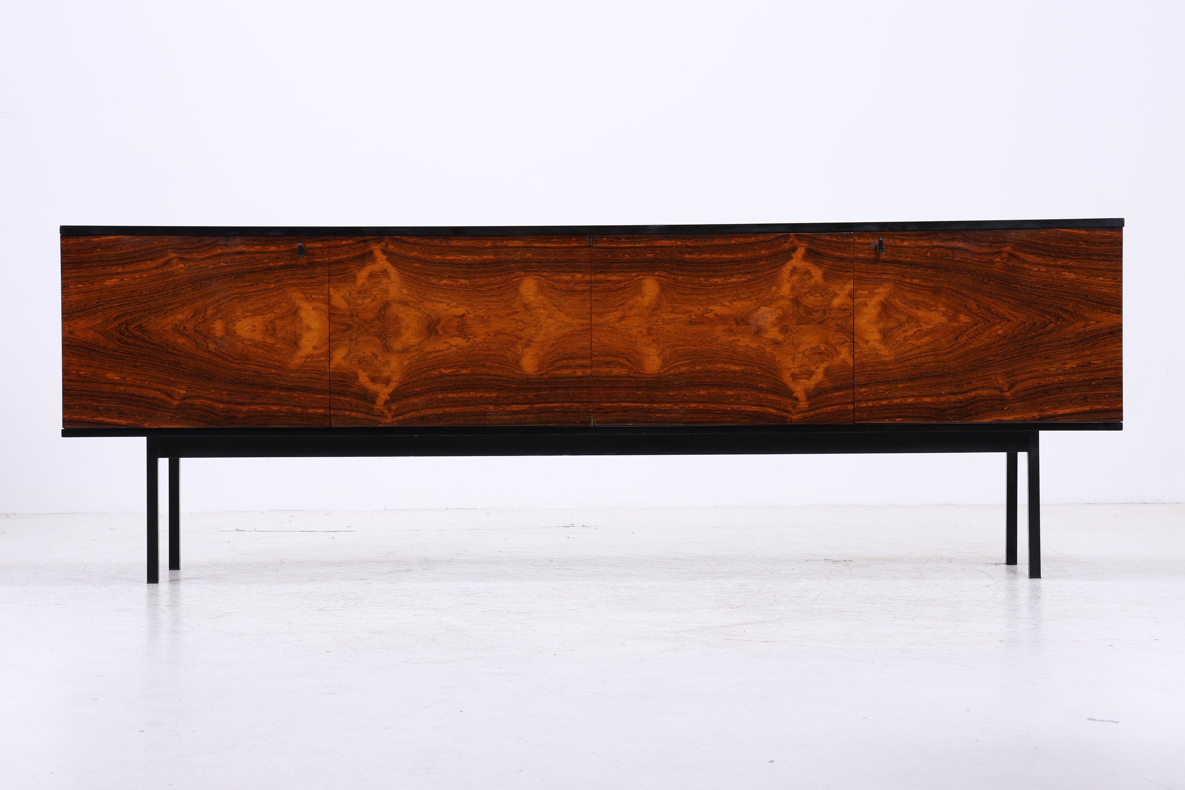 Vintage Palisander Sideboard | Mid Century | 4 Türen | 4 Schubladen