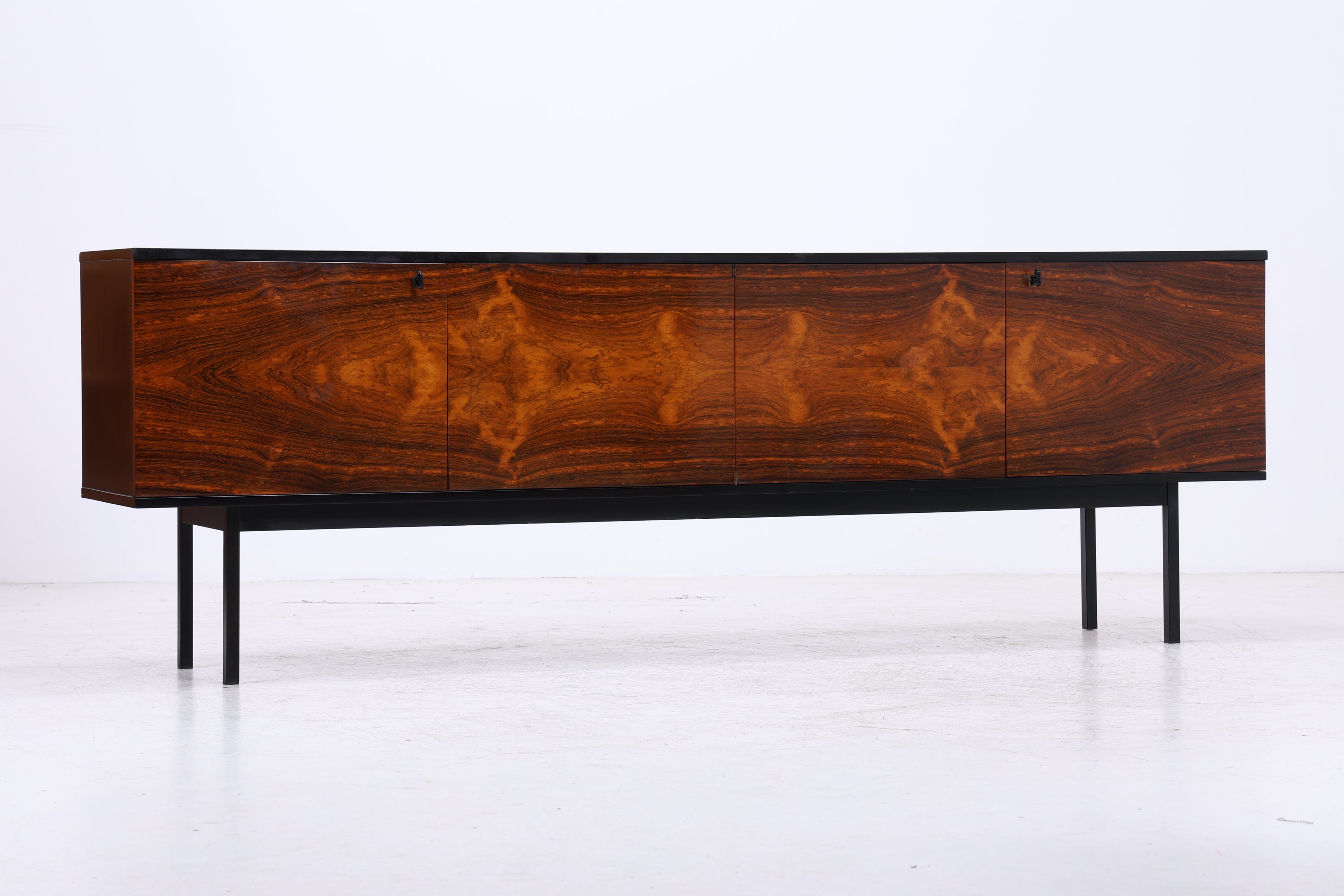 Vintage Palisander Sideboard | Mid Century | 4 Türen | 4 Schubladen