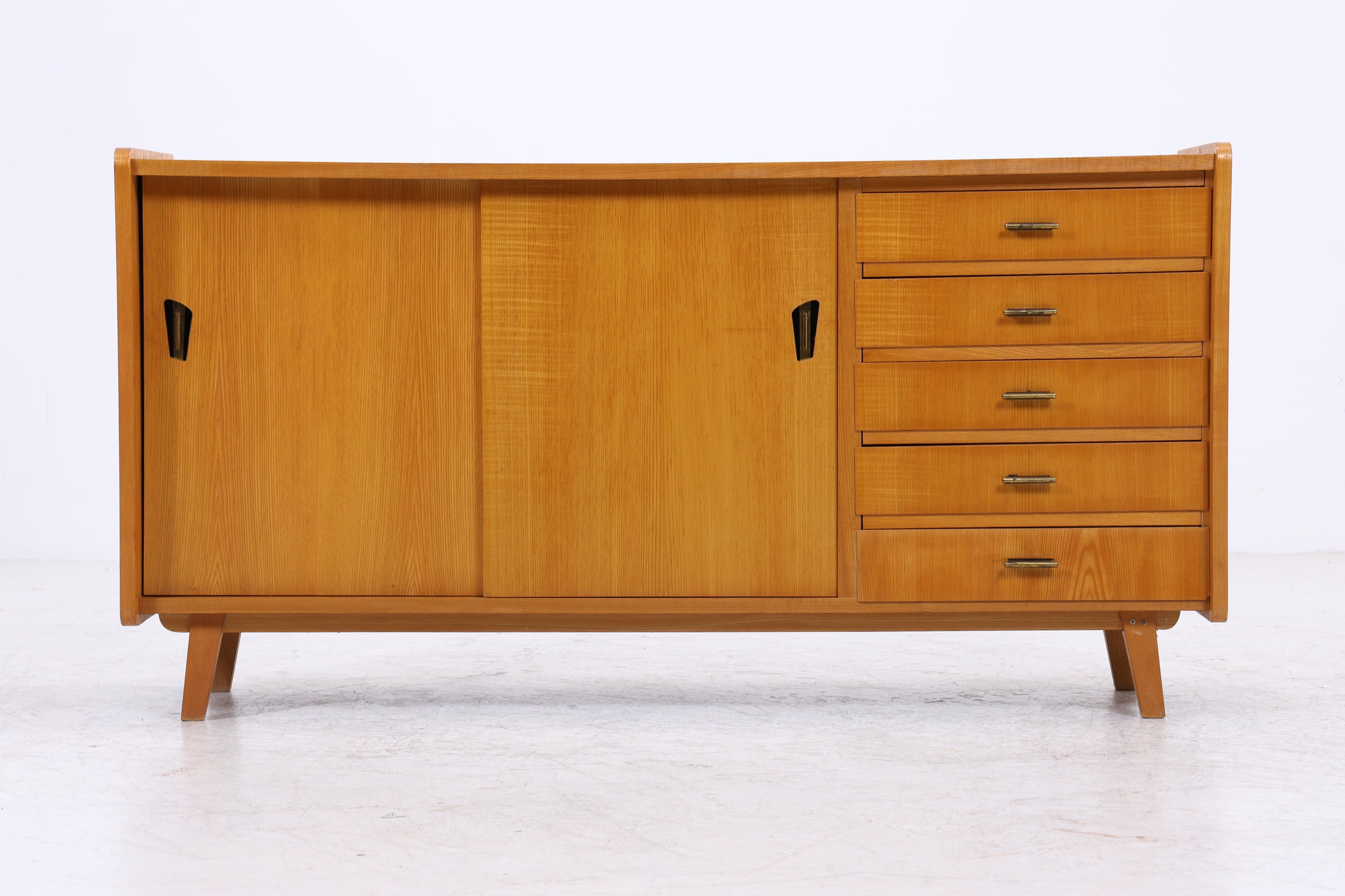 Vintage Sideboard | Mid Century | 5 Schubladen | 2 Schiebetüren