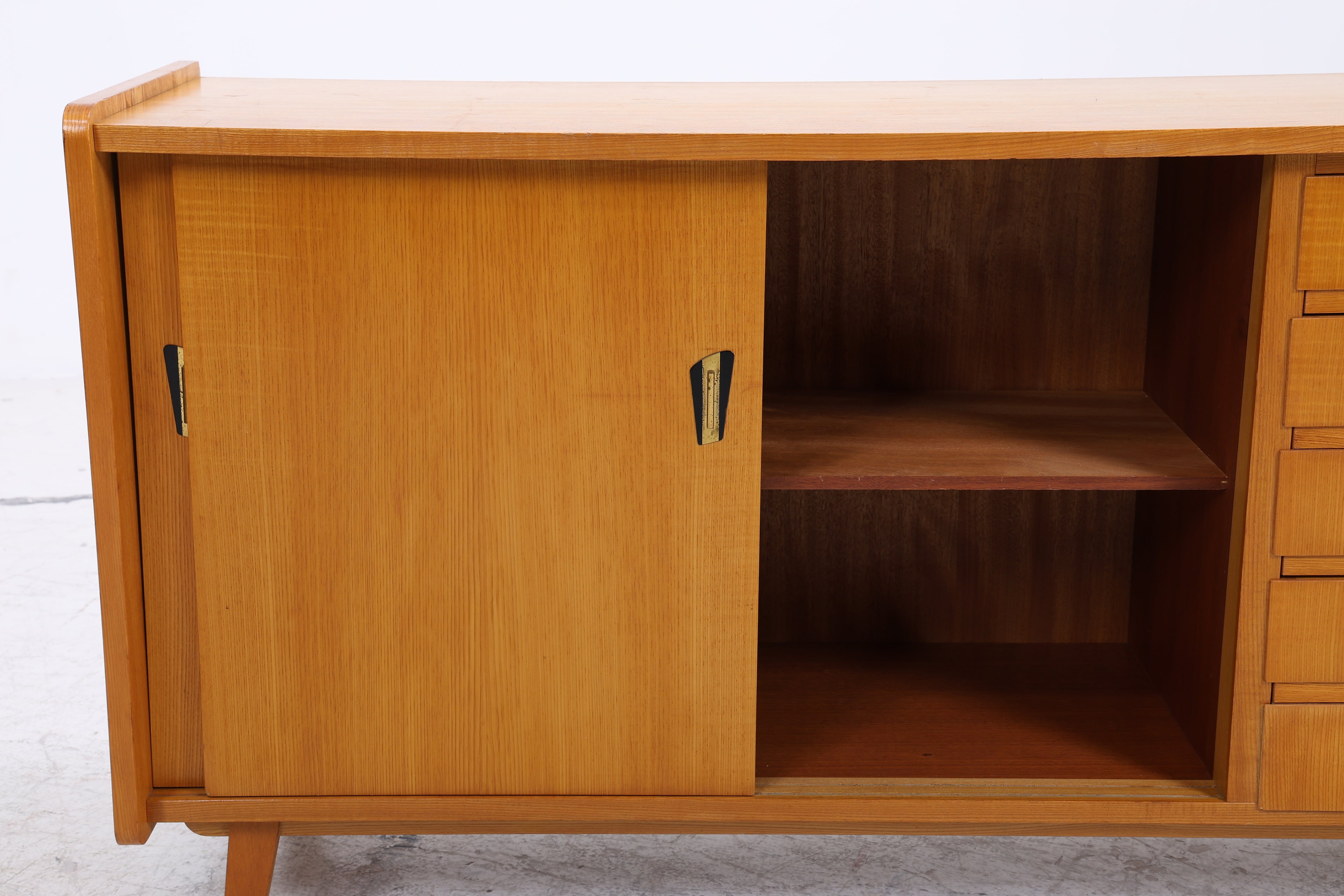 Vintage Sideboard | Mid Century | 5 Schubladen | 2 Schiebetüren