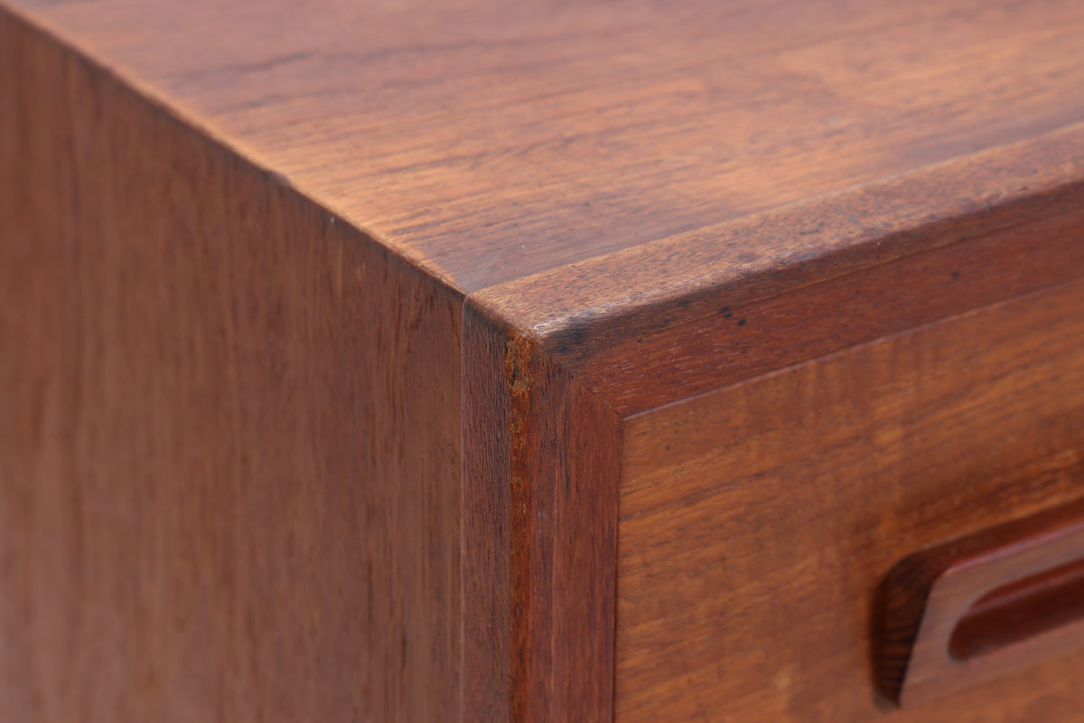 Vintage Teak Tallboy | Mid Century Kommode | 7 Schubladen