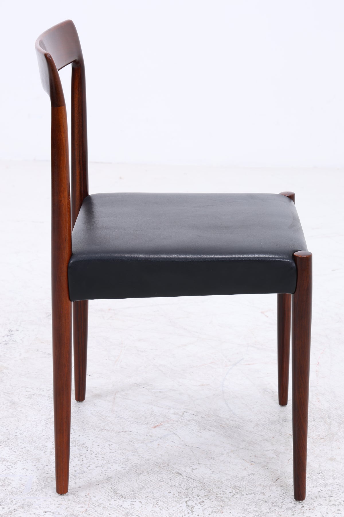 Lübke Stühle | 4er Set Vintage Palisander | Mid Century | Leder