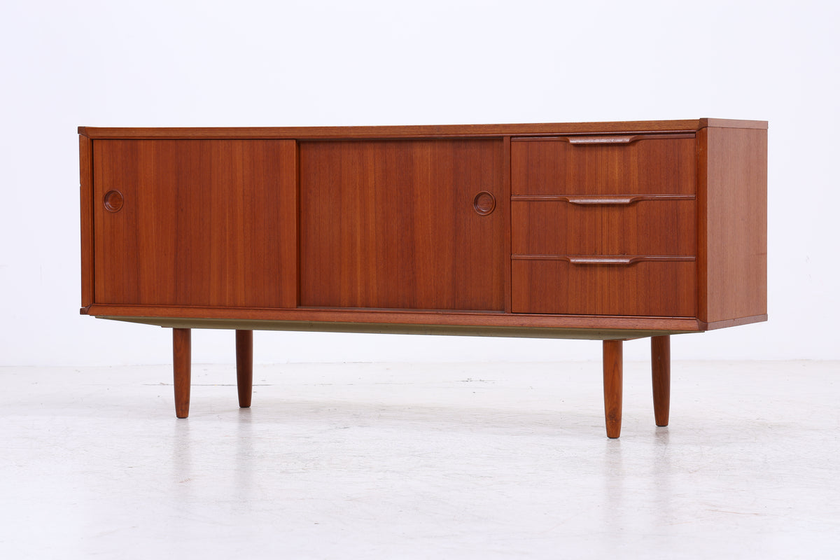Fristho Sideboard | Vintage Teak | 2 Schiebetüren | 3 Schubladen | Mid Century