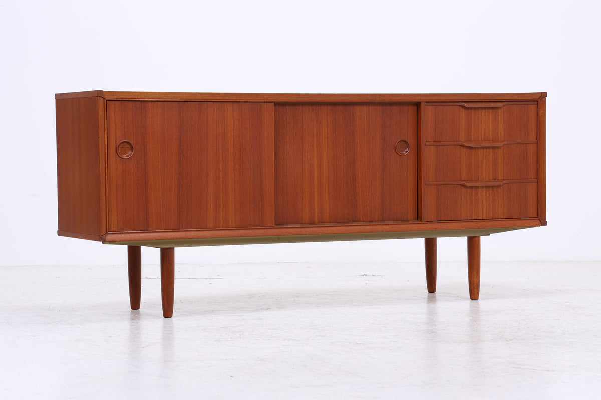 Fristho Sideboard | Vintage Teak | 2 Schiebetüren | 3 Schubladen | Mid Century