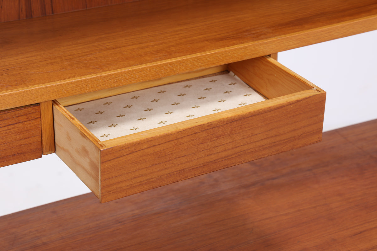 Vintage Teak Regal | Kommode mit Aufsatz | Mid Century | 6 Schubladen