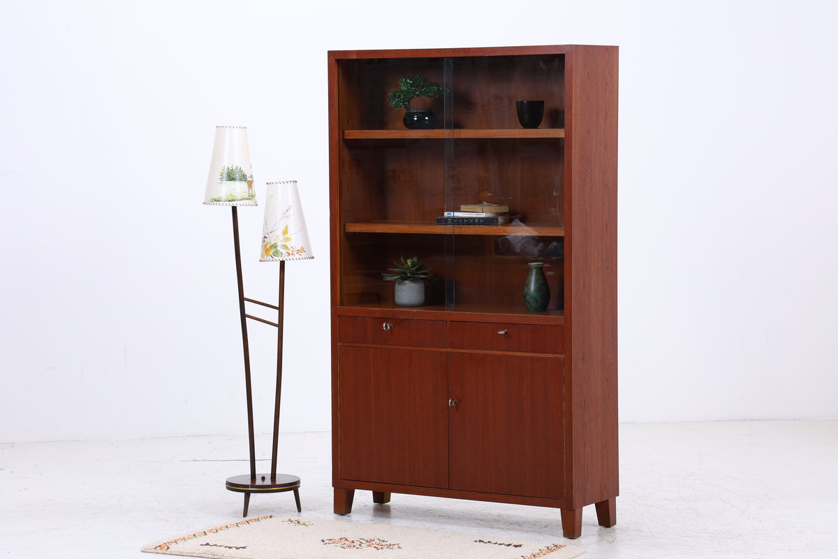 Brumax Vitrine | Vintage Teak | 2 Glastüren | Mid Century