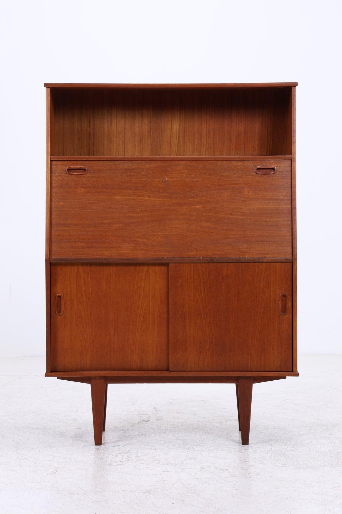 Vintage Teak Schrank | Sekretär | 2 Schiebetüren