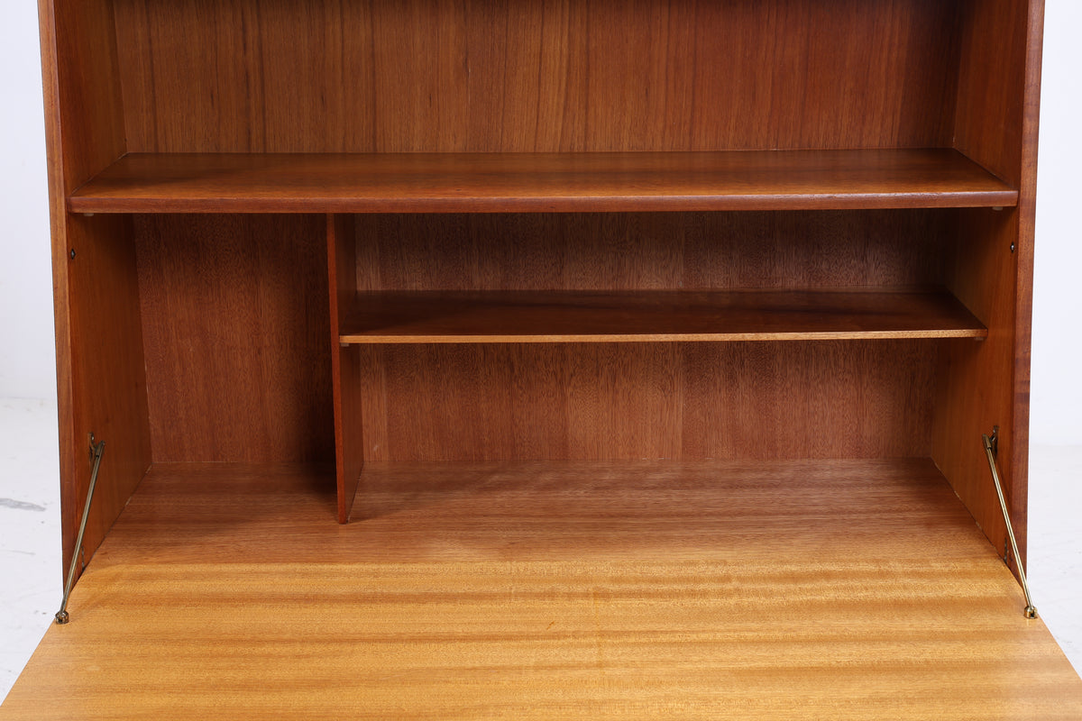 Vintage Teak Schrank | Sekretär | 2 Schiebetüren