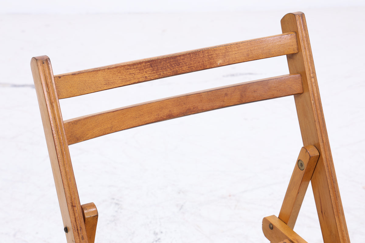 C.T.C. Klappstühle | 4er Set | Vintage Birke