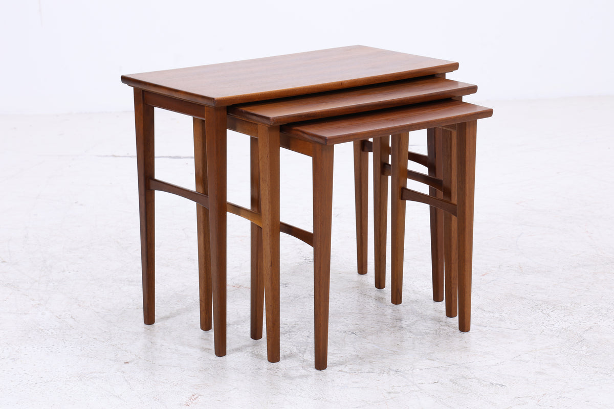 Vintage Satztische | 3er Set | Mid Century Beistelltische