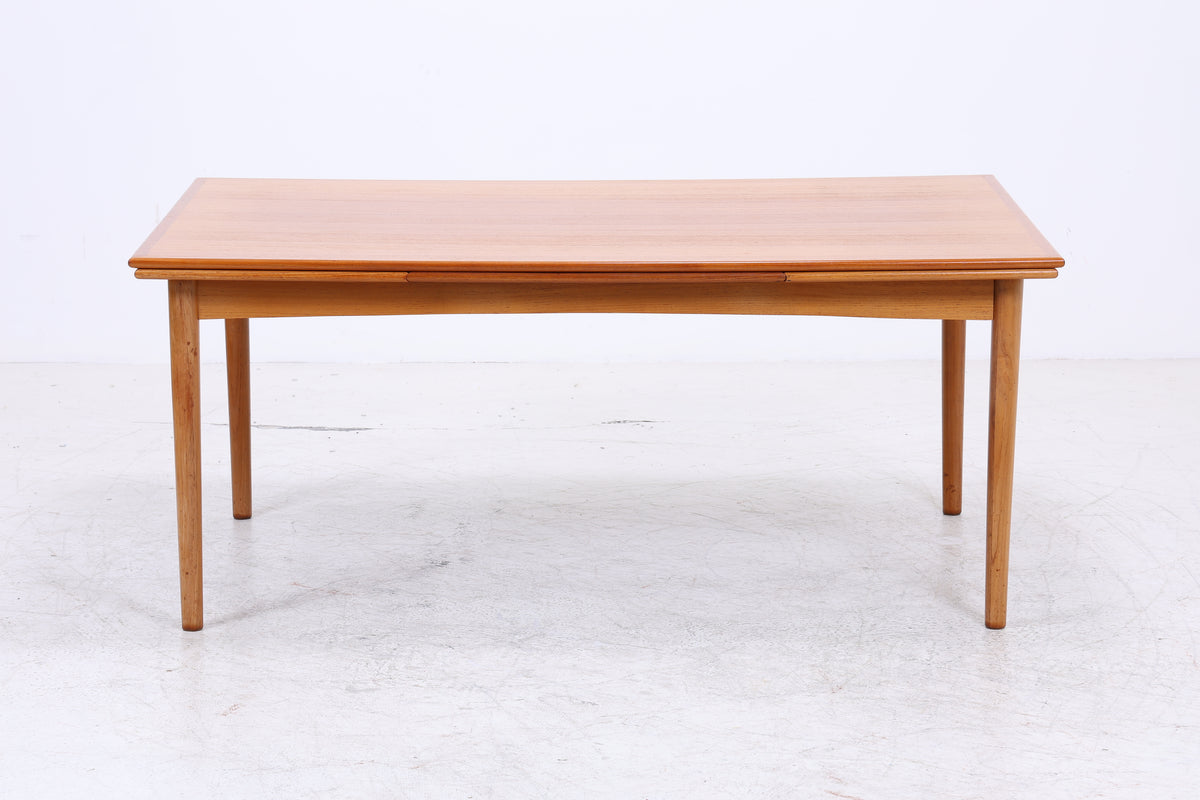 Vintage Teak Esstisch | Ausziehbar | 2 Einlegeplatten