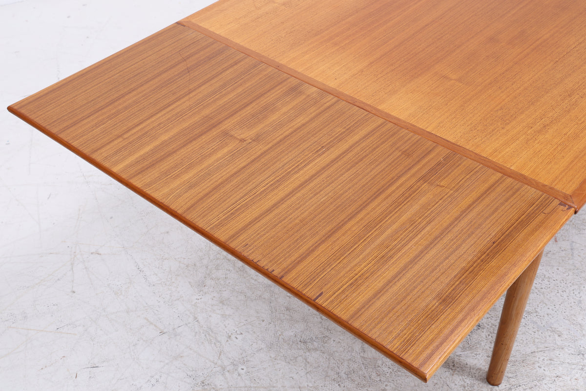 Vintage Teak Esstisch | Ausziehbar | 2 Einlegeplatten