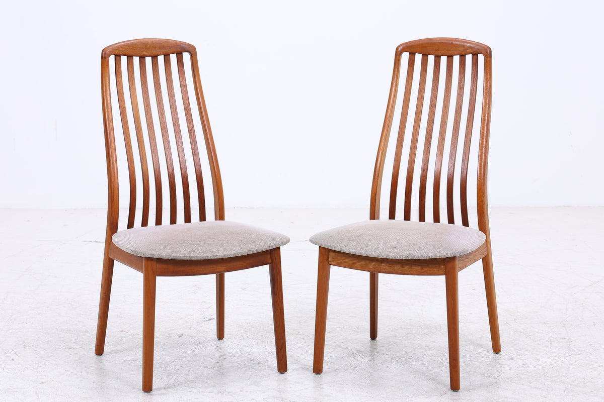 Schou Andersen Stühle | 2er Set | Vintage Danish Design