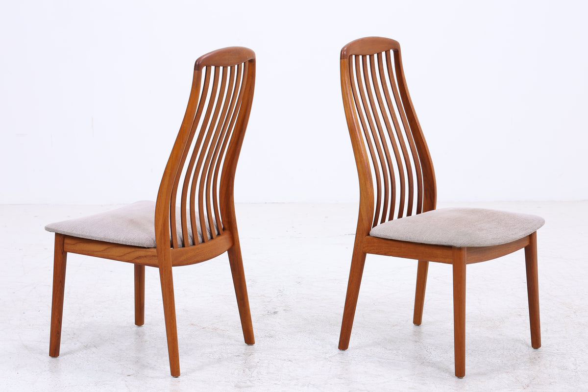 Schou Andersen Stühle | 2er Set | Vintage Danish Design